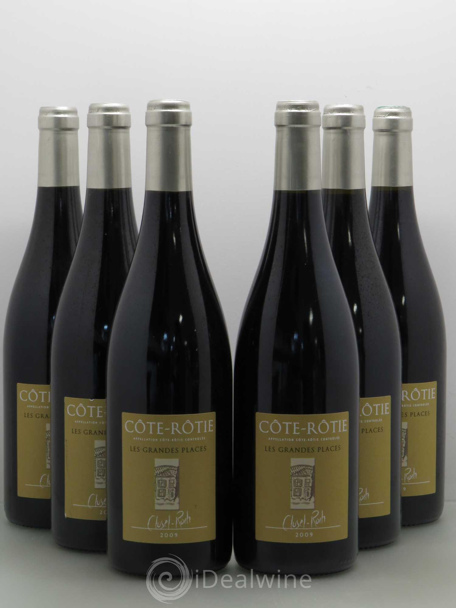 Côte-Rôtie Les Grandes Places Clusel-Roch 2009 - Lot de 6 bouteilles - 0