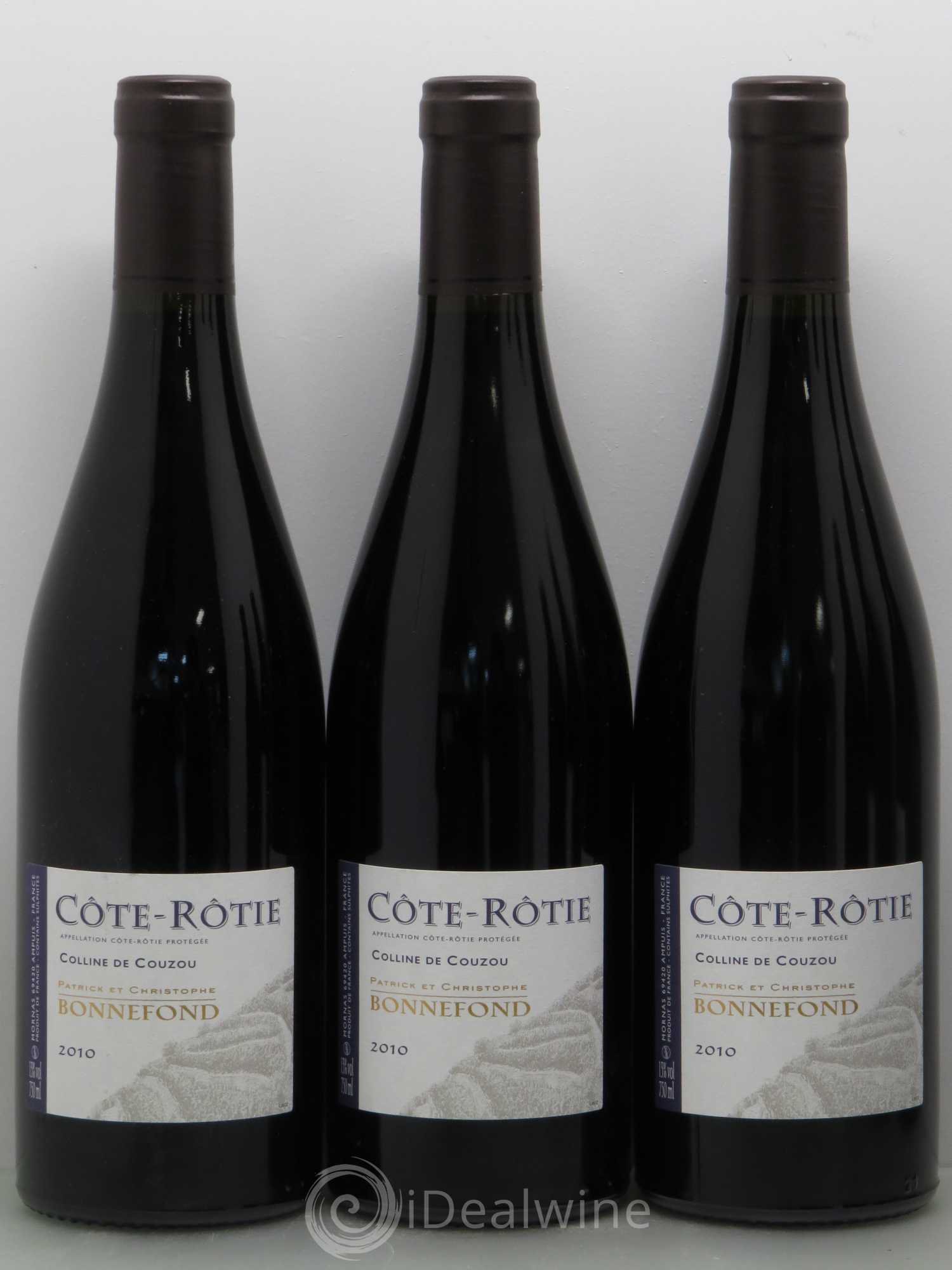 Côte-Rôtie Colline de Couzou Domaine Bonnefond 2010 - Lot de 6 bouteilles - 1