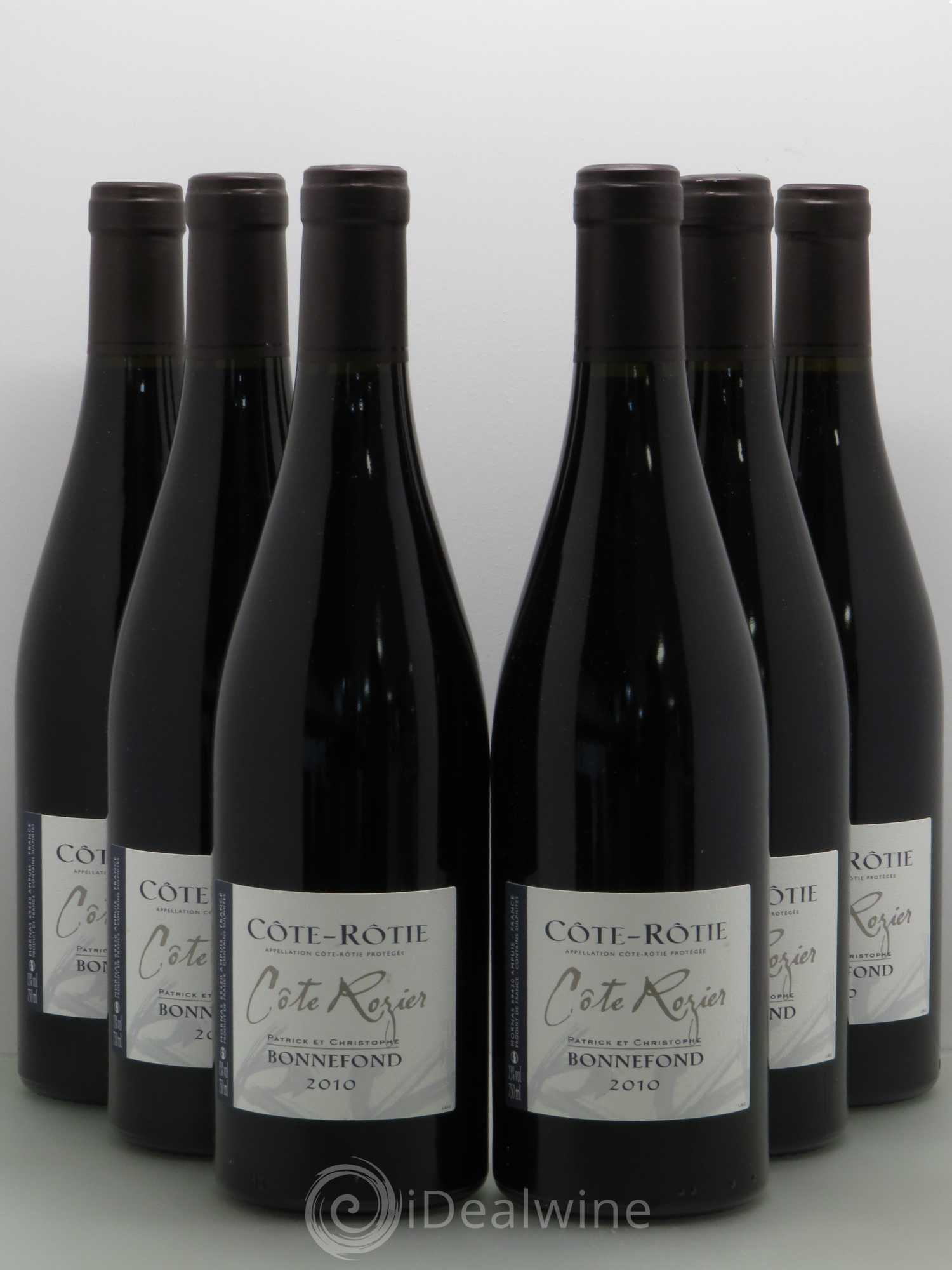Côte-Rôtie Côte Rozier Domaine Bonnefond 2010 - Lot de 6 bouteilles - 0