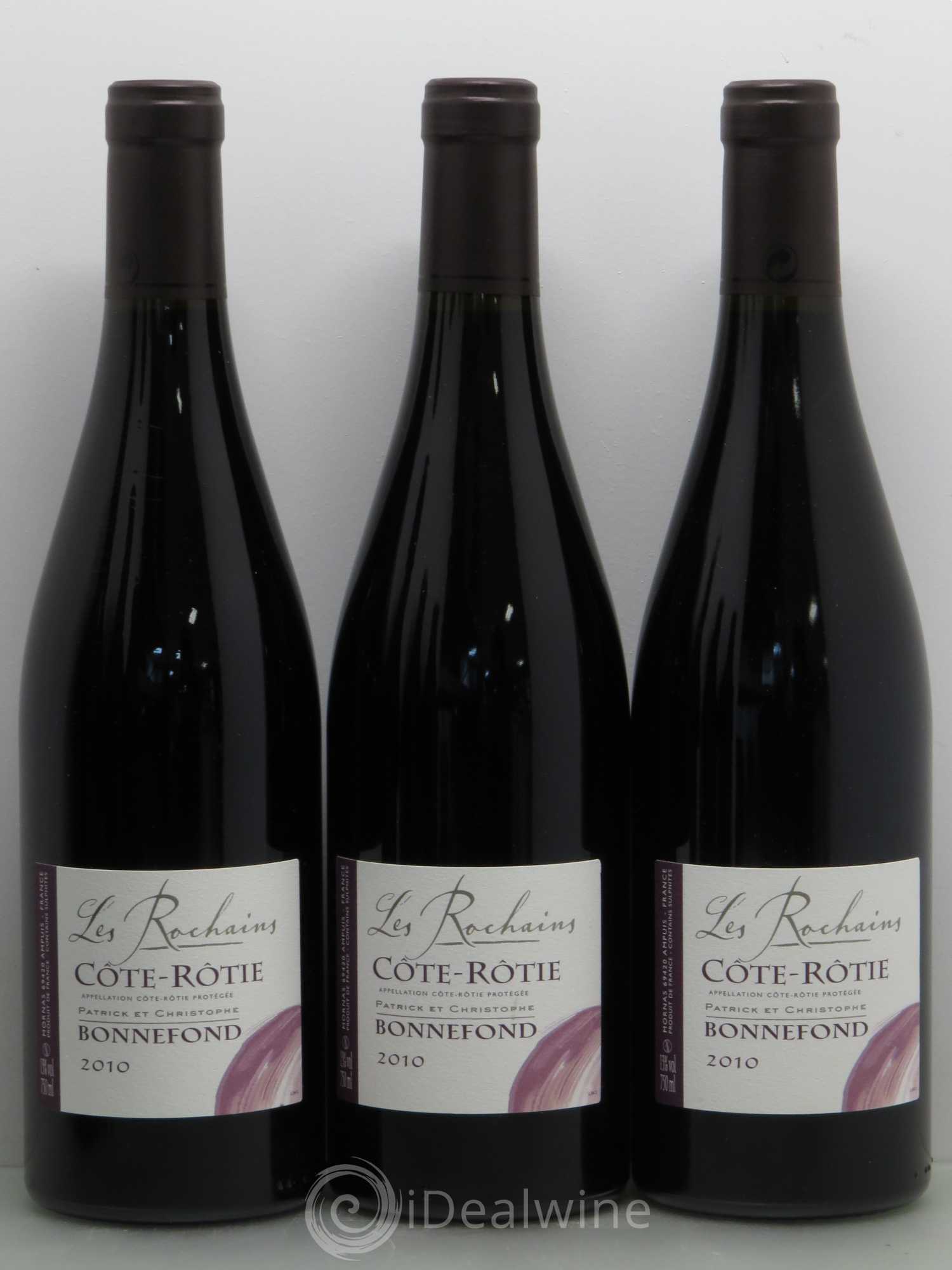 Côte-Rôtie Les Rochains Domaine Bonnefond 2010 - Lot de 6 bouteilles - 1