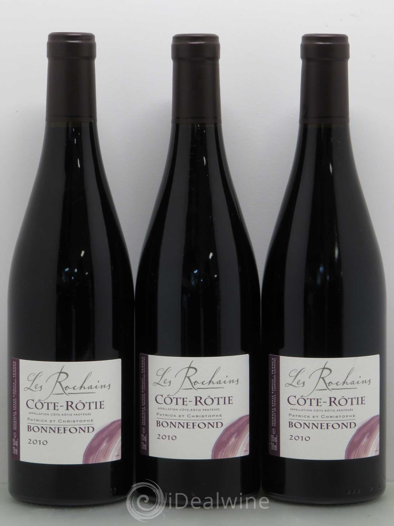 Côte-Rôtie Les Rochains Domaine Bonnefond 2010 - Lot de 6 bouteilles - 2