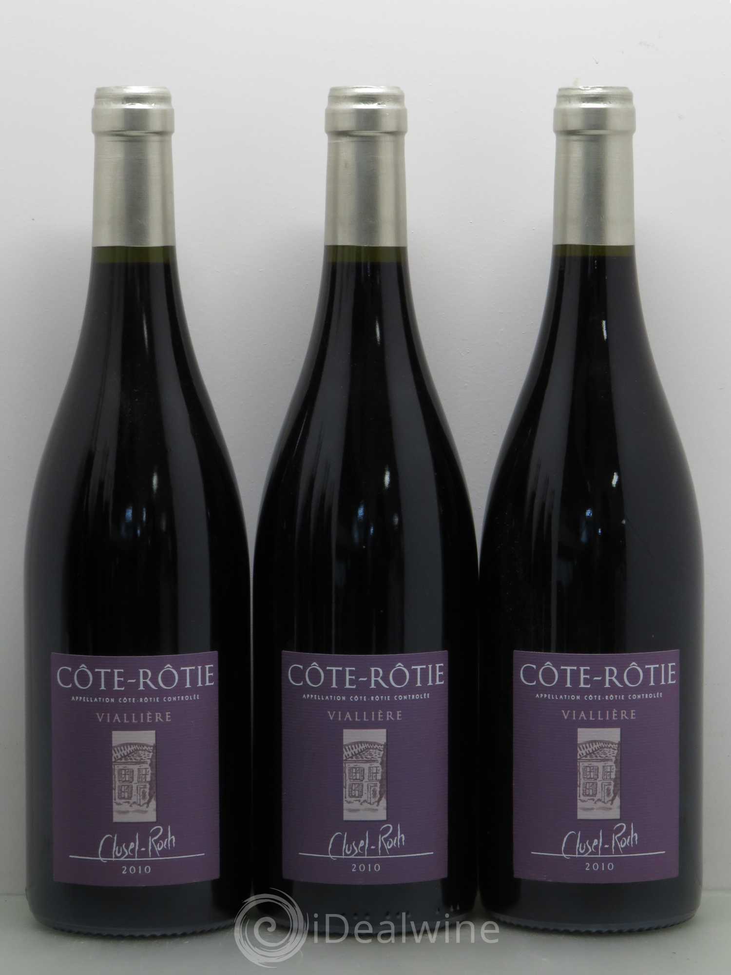 Côte-Rôtie Viallière Clusel-Roch 2010 - Lot de 6 bouteilles - 1