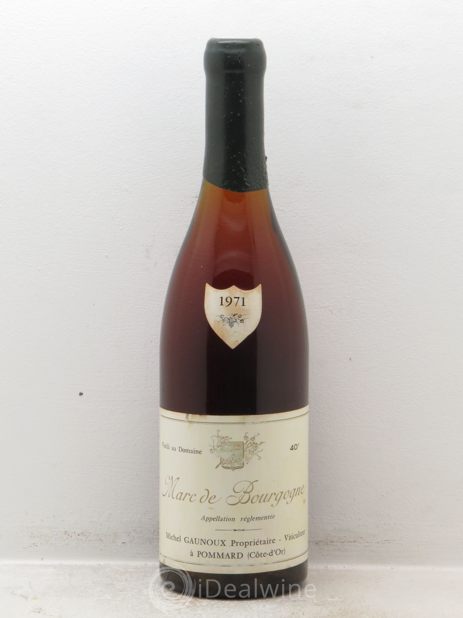 Marc de Bourgogne Michel Gaunoux 40° 1971 - Posten von 1 Flasche - 0