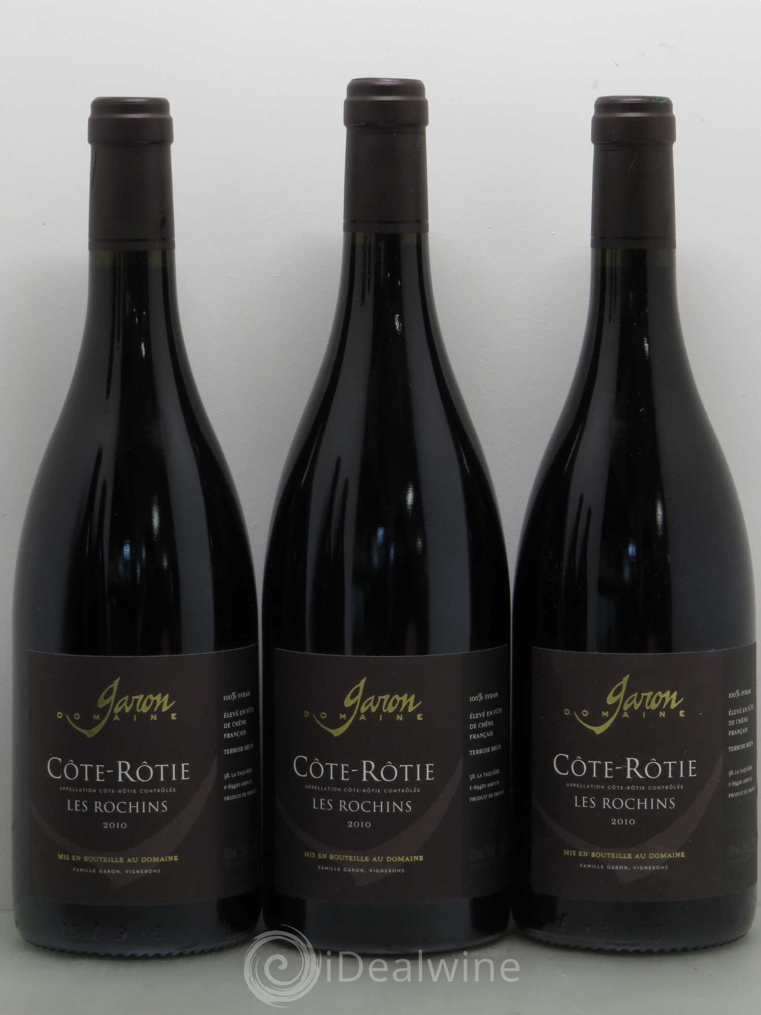 Côte-Rôtie Garon Les Rochains 2010 - Lot de 5 bouteilles - 1