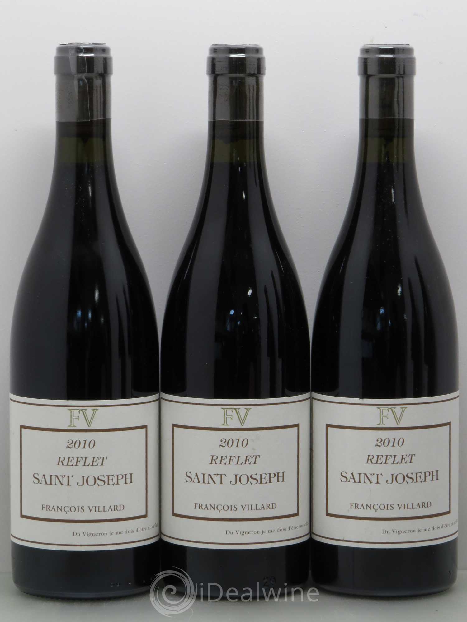 Saint-Joseph Reflet François Villard 2010 - Lot de 5 bouteilles - 1