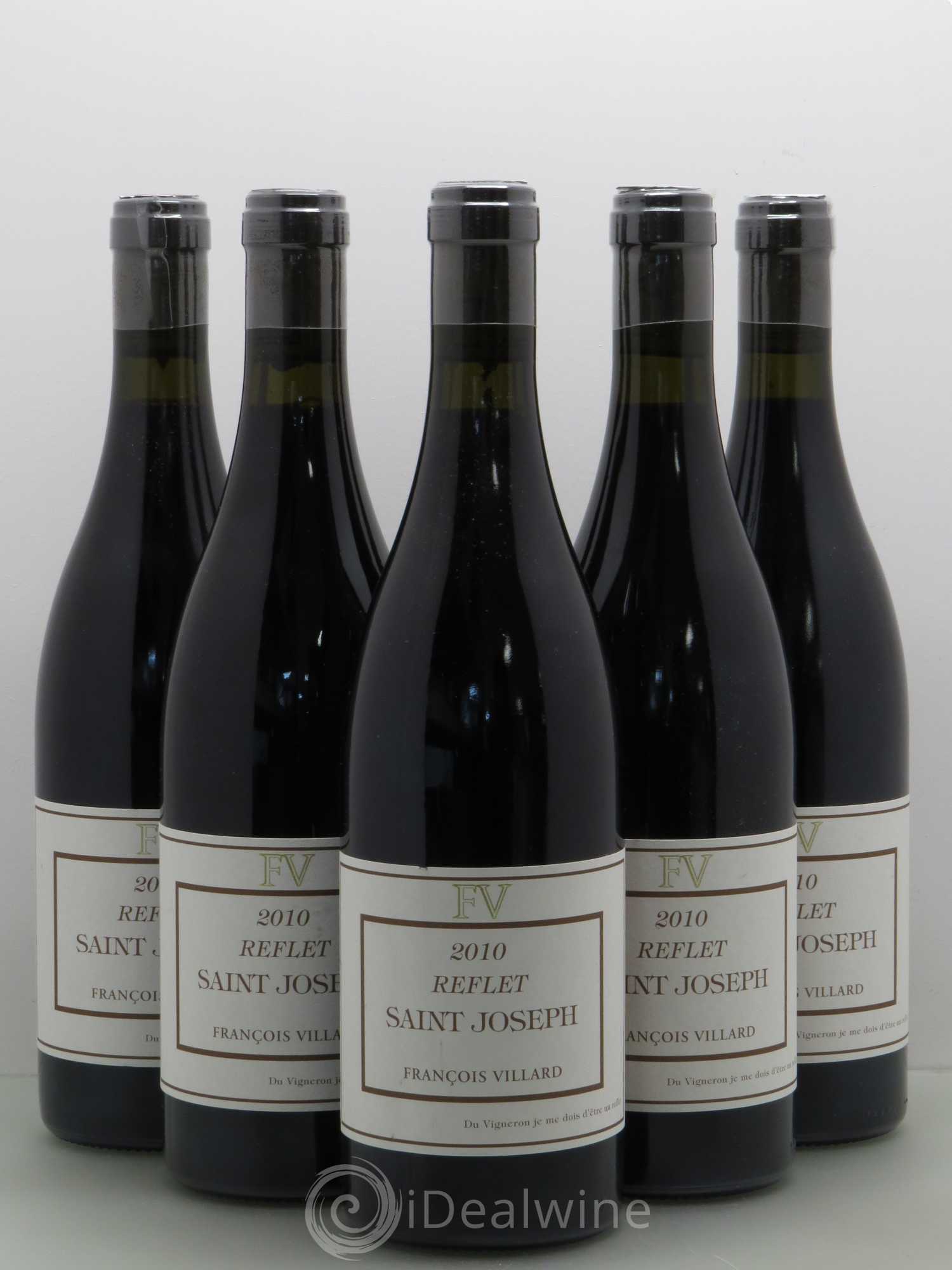 Saint-Joseph Reflet François Villard 2010 - Lot de 5 bouteilles - 0