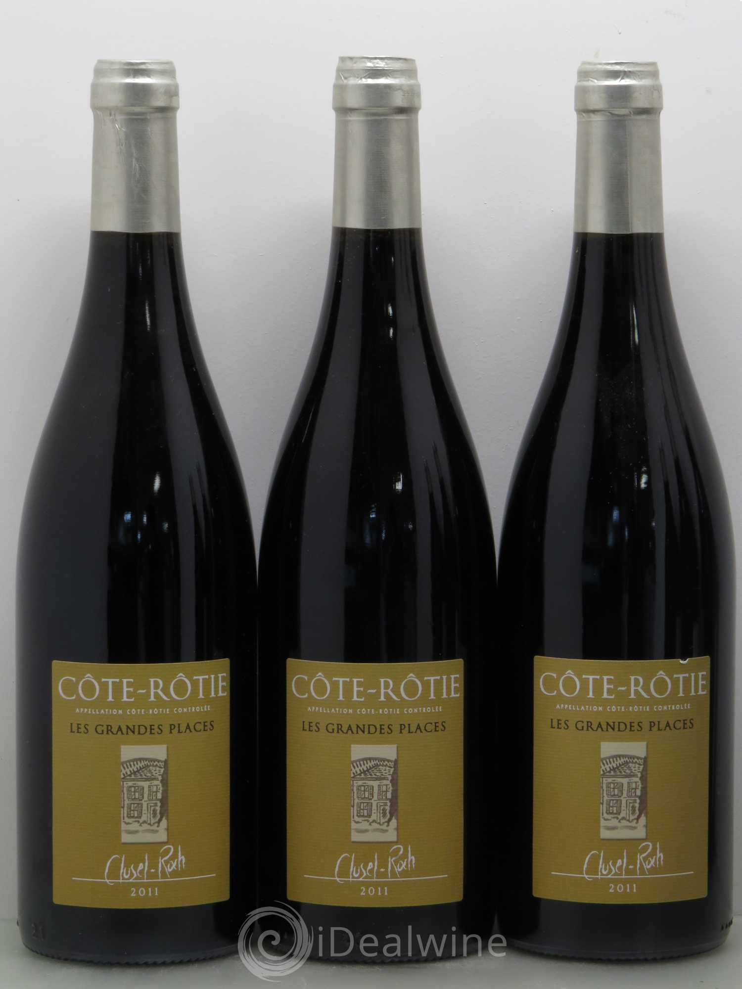 Côte-Rôtie Les Grandes Places Clusel-Roch 2011 - Lot de 6 bouteilles - 1