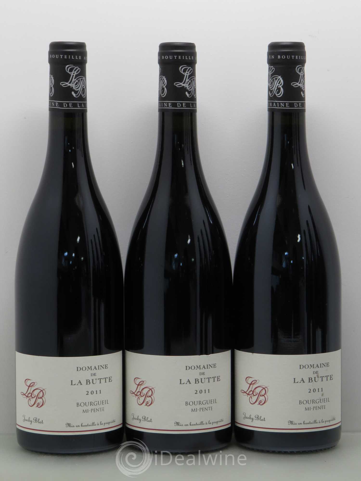 Bourgueil Mi-Pente Domaine de La Butte - Jacky Blot 2011 - Lot de 6 bouteilles - 1