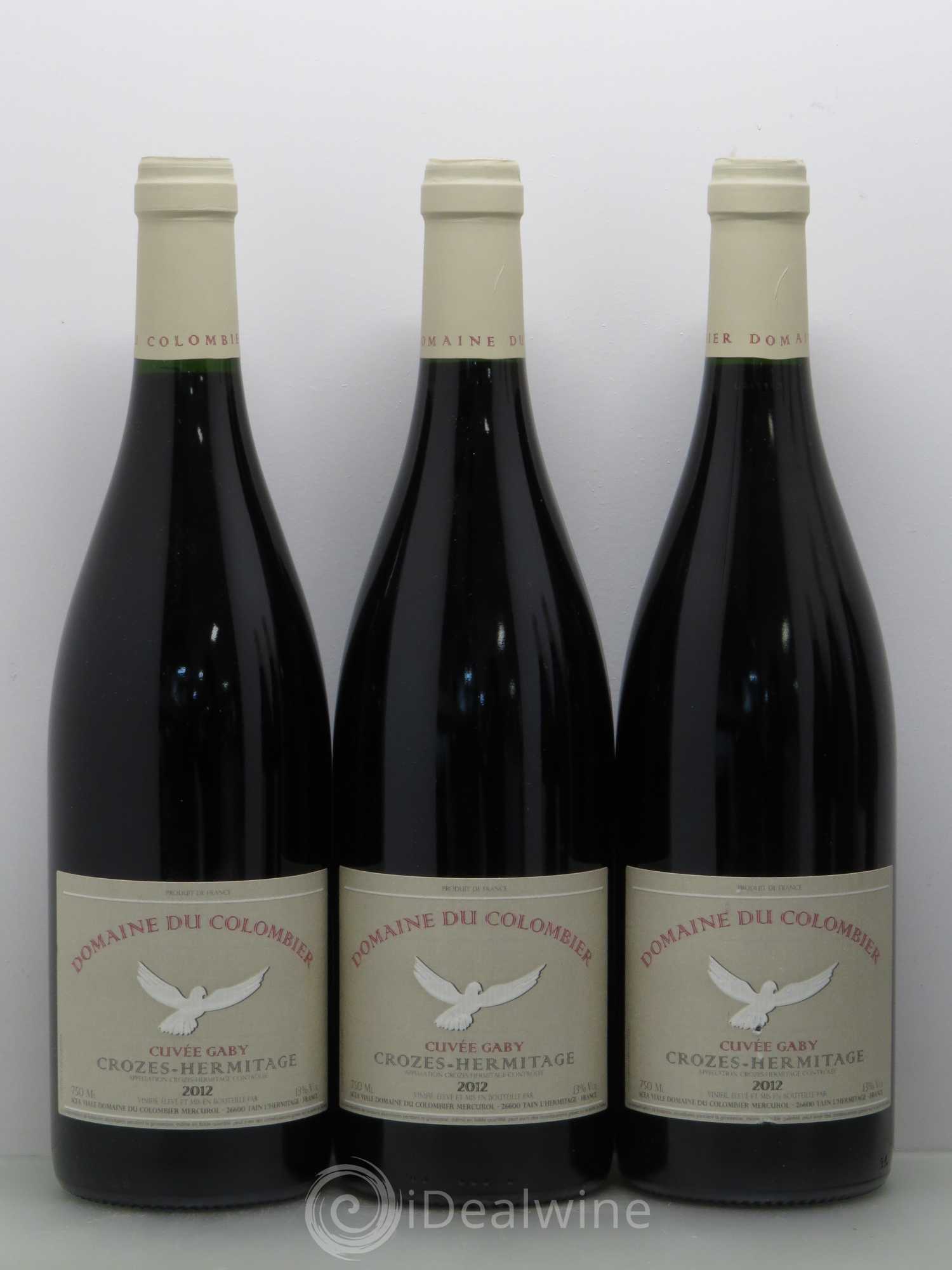 Crozes-Hermitage Cuvée Gaby Colombier (Domaine du) 2012 - Lot of 6 bottles - 1