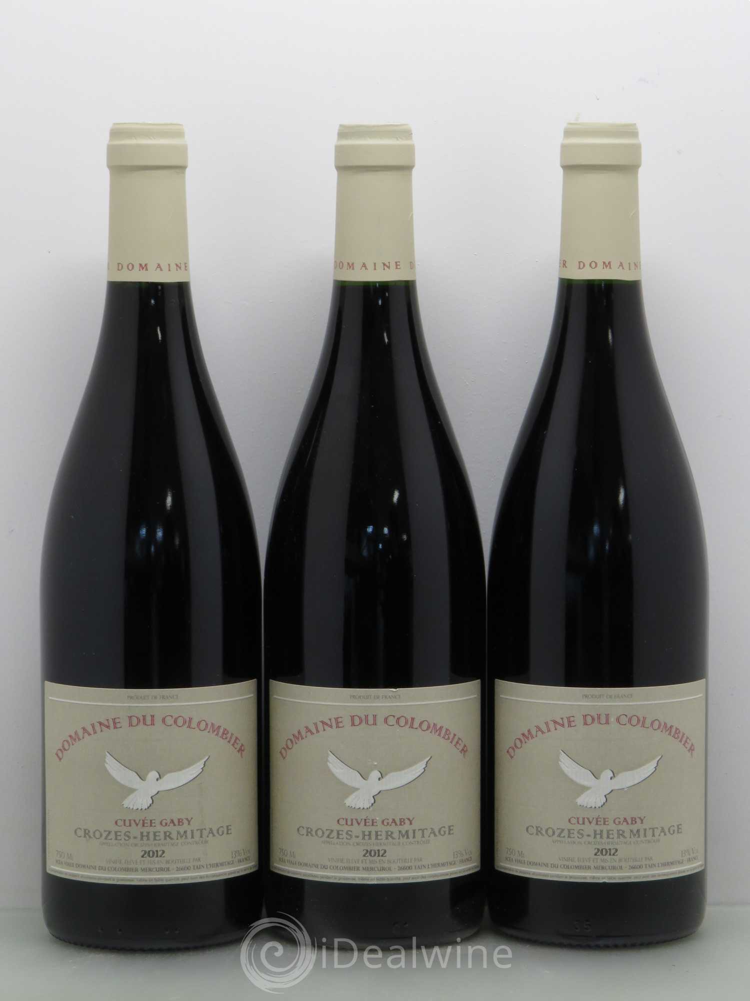 Crozes-Hermitage Cuvée Gaby Colombier (Domaine du) 2012 - Lot of 6 bottles - 2