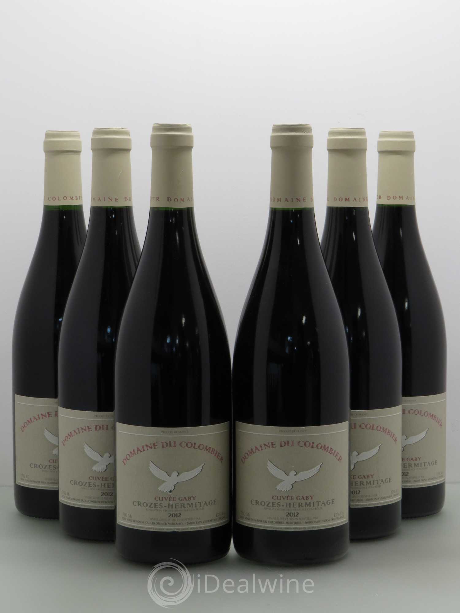 Crozes-Hermitage Cuvée Gaby Colombier (Domaine du) 2012 - Lot of 6 bottles - 0