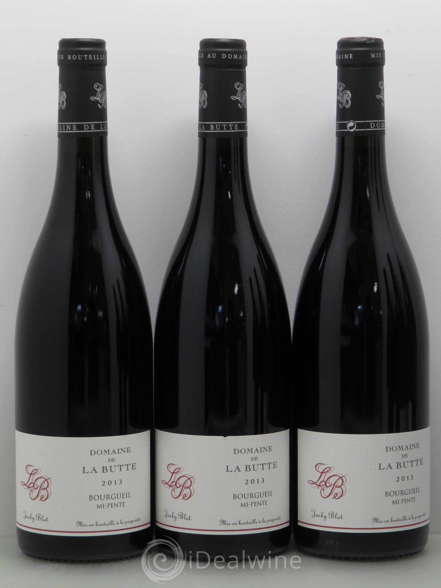 Bourgueil Mi-Pente Domaine de La Butte - Jacky Blot 2013 - Lot de 6 bouteilles - 1