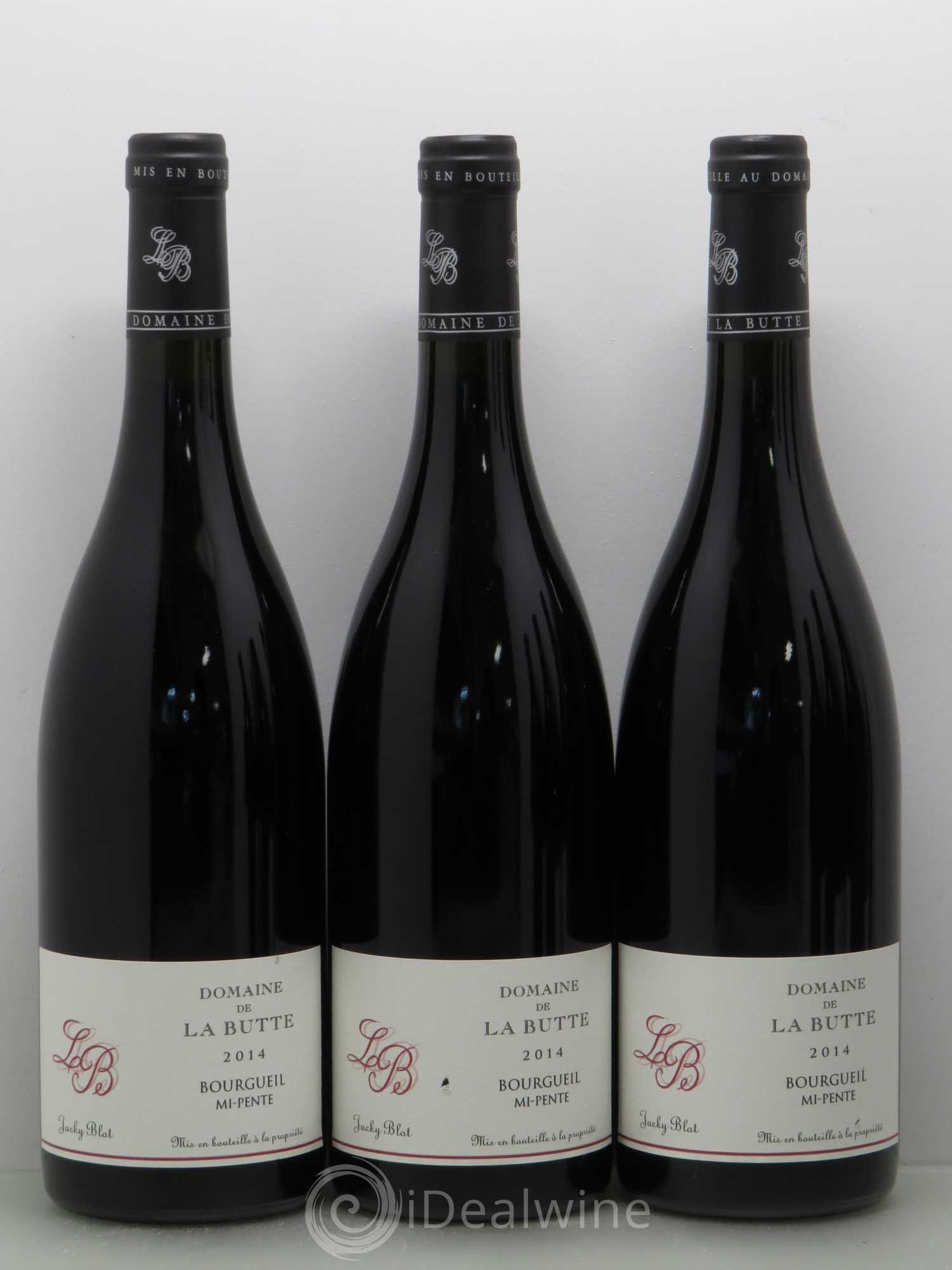 Bourgueil Mi-Pente Domaine de La Butte - Jacky Blot 2014 - Lot de 6 bouteilles - 1