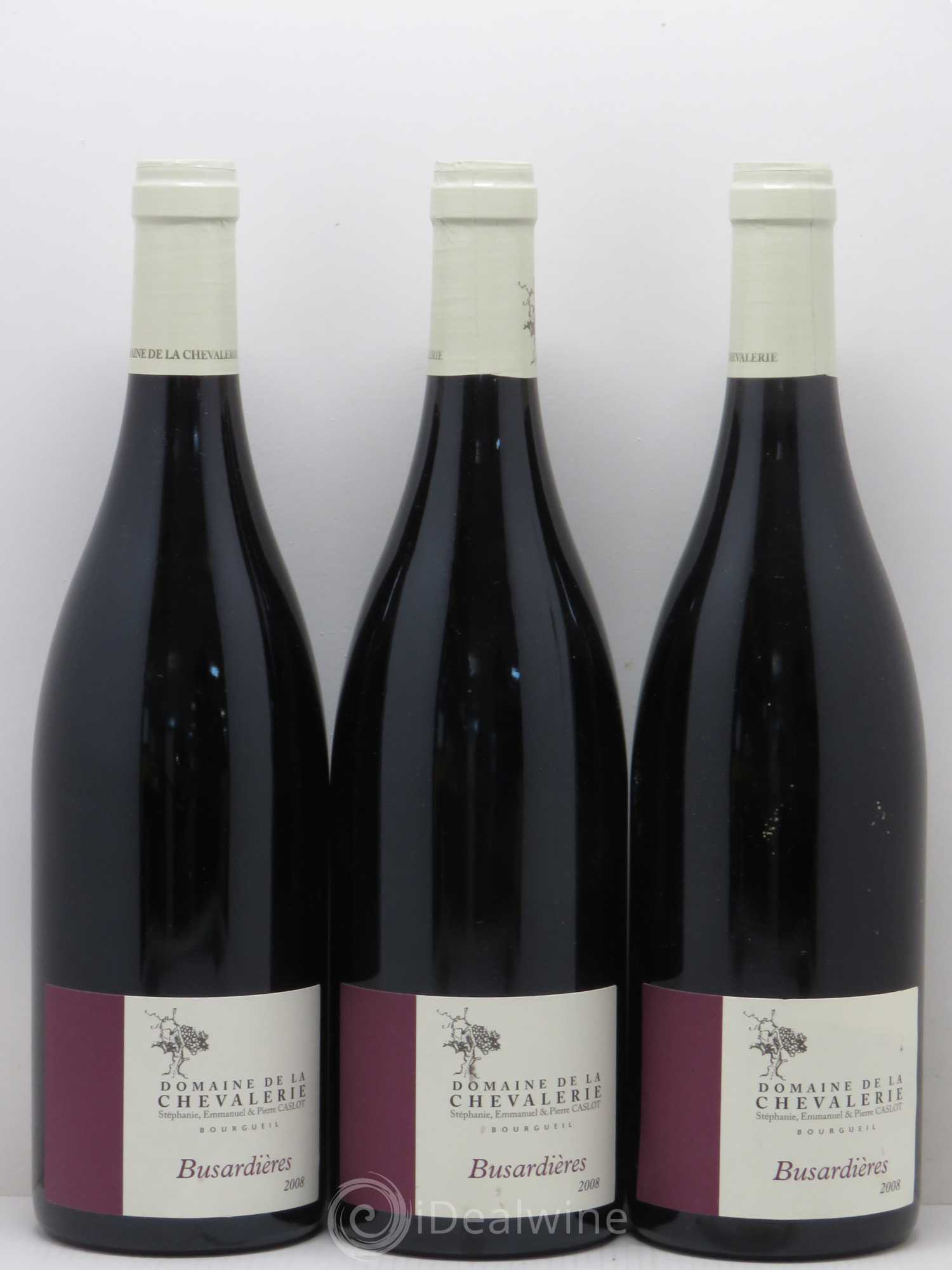 Bourgueil Busardières Domaine de la Chevalerie 2008 - Lot de 5 bouteilles - 1