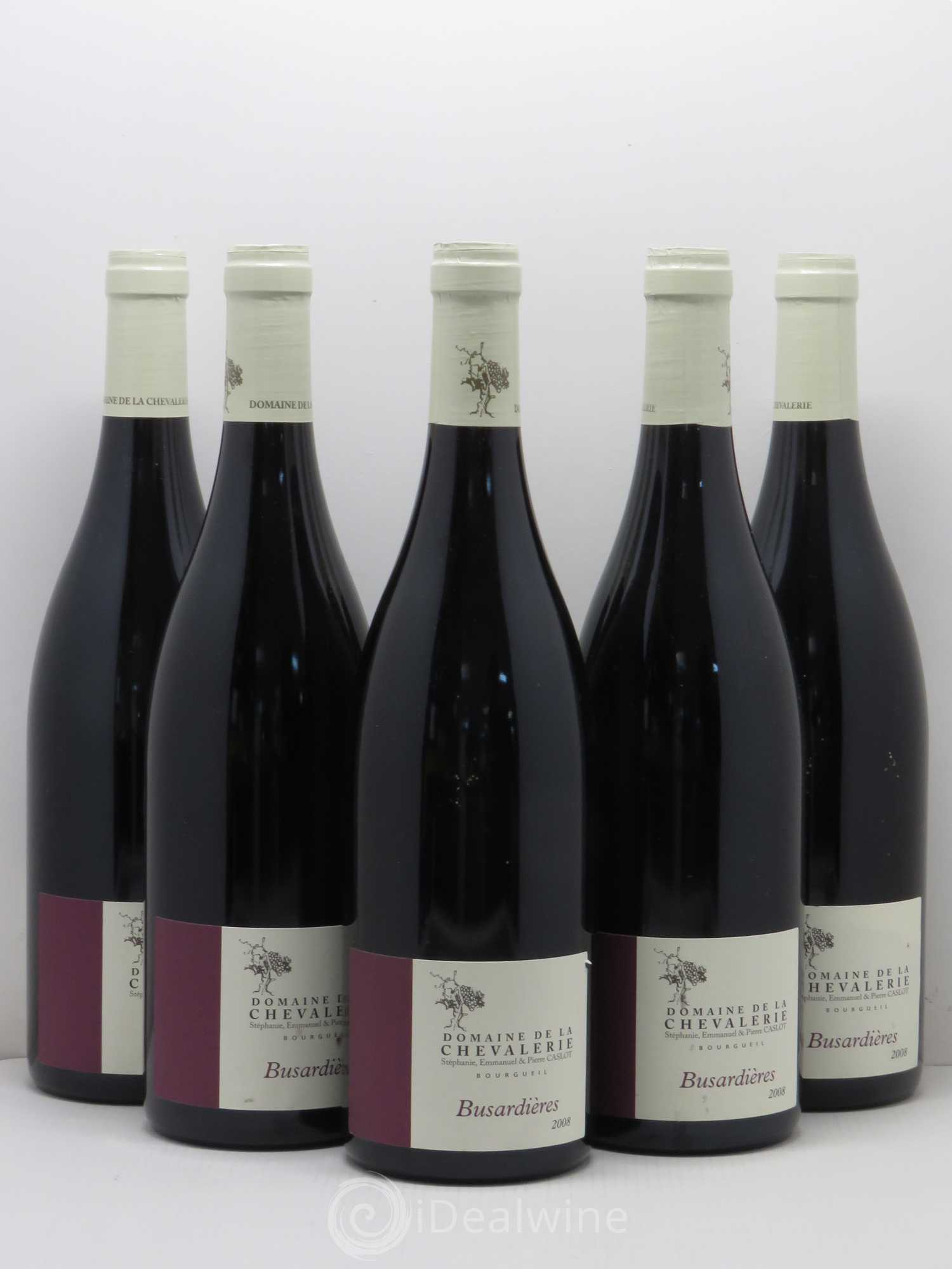 Bourgueil Busardières Domaine de la Chevalerie 2008 - Lot de 5 bouteilles - 0