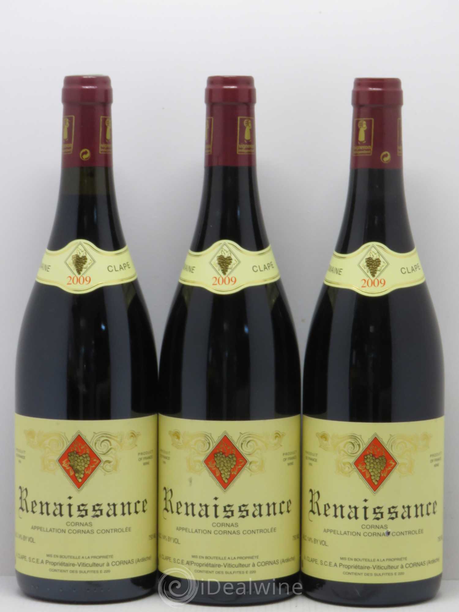 Cornas Renaissance Auguste Clape 2009 - Lot de 6 bouteilles - 2