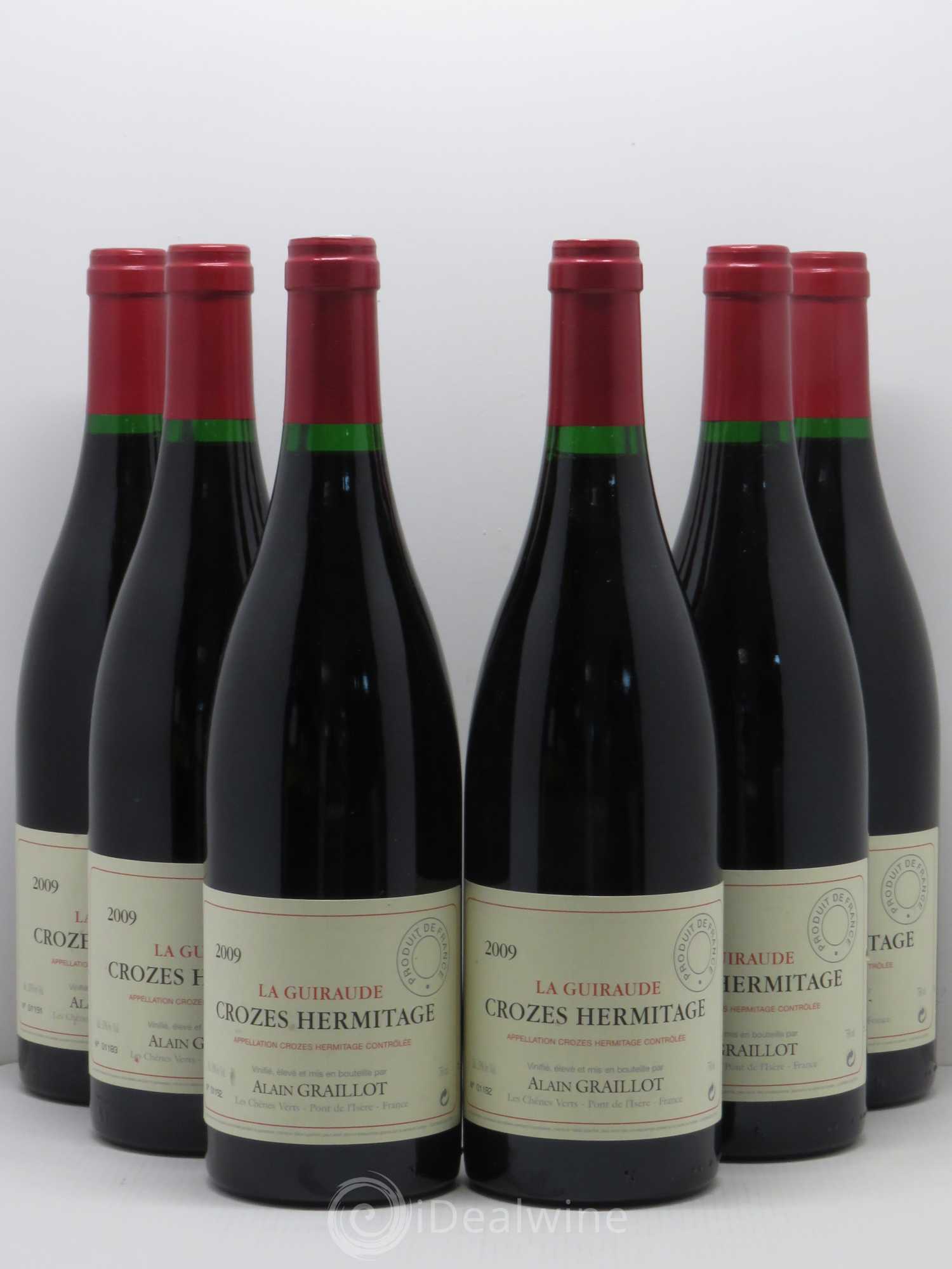 Crozes-Hermitage La Guiraude Domaine Graillot 2009 - Lot de 6 bouteilles - 0