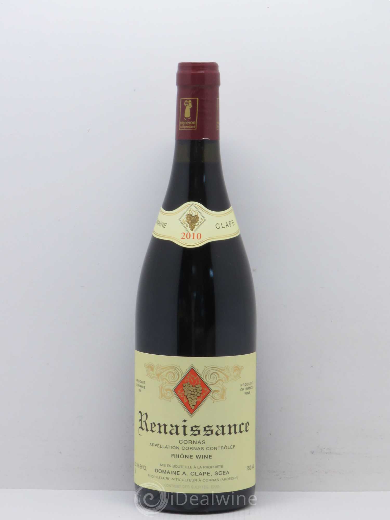Cornas Renaissance Auguste Clape 2010 - Lot de 1 bouteille - 0