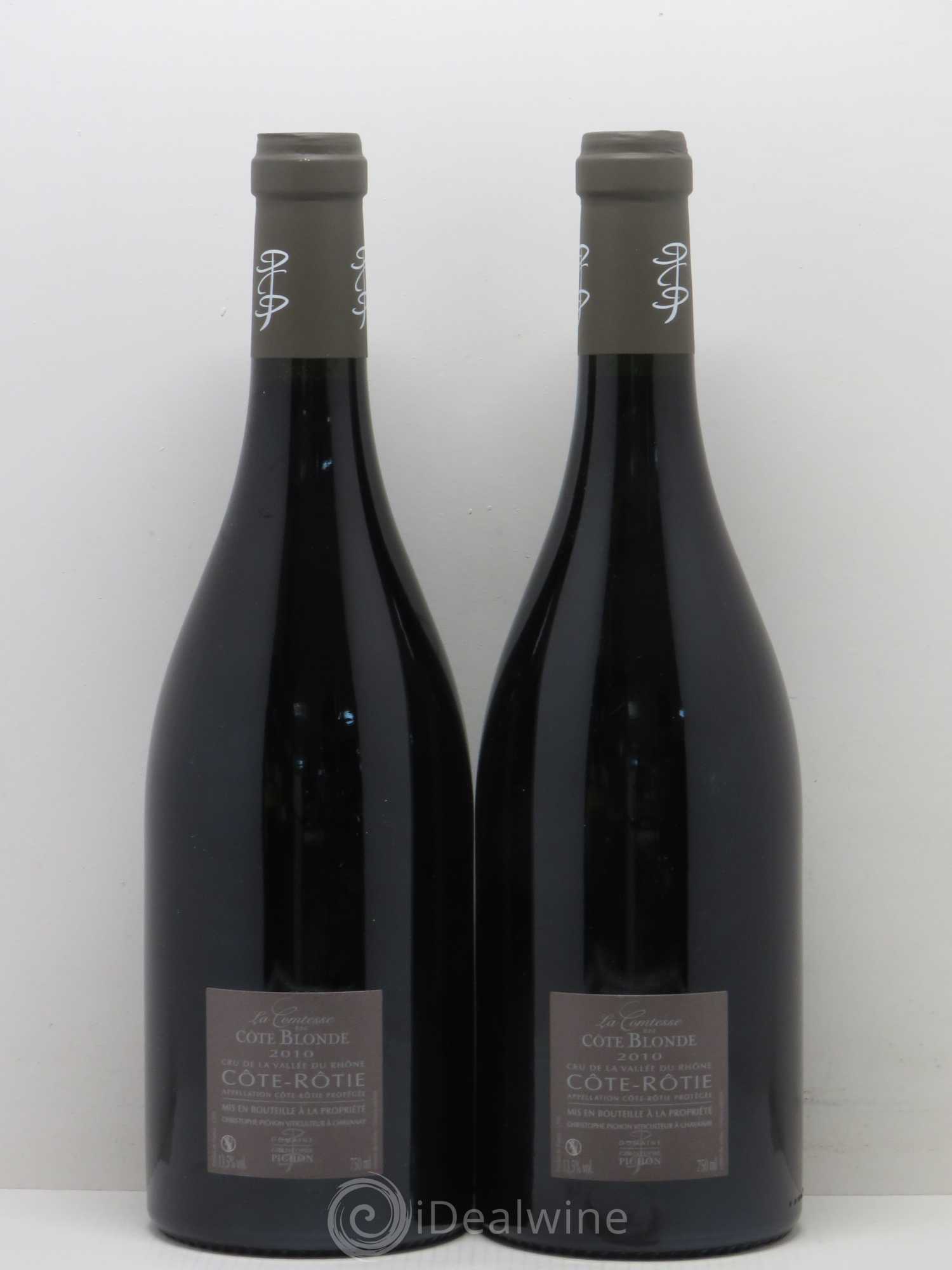 Côte-Rôtie La Comtesse en Côte Blonde Christophe Pichon (Domaine) 2010 - Lot de 2 bouteilles - 1