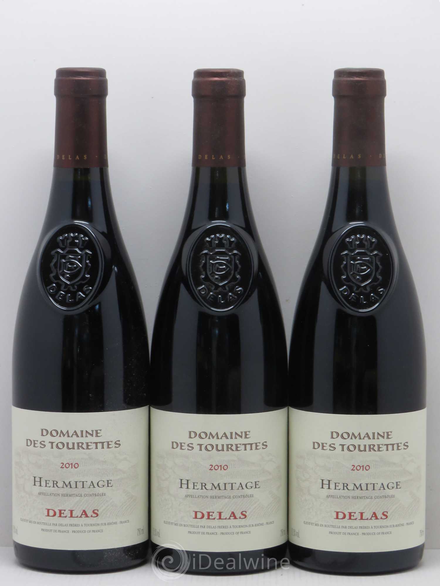 Hermitage Marquise de la Tourette Delas Frères 2010 - Lot de 6 bouteilles - 1