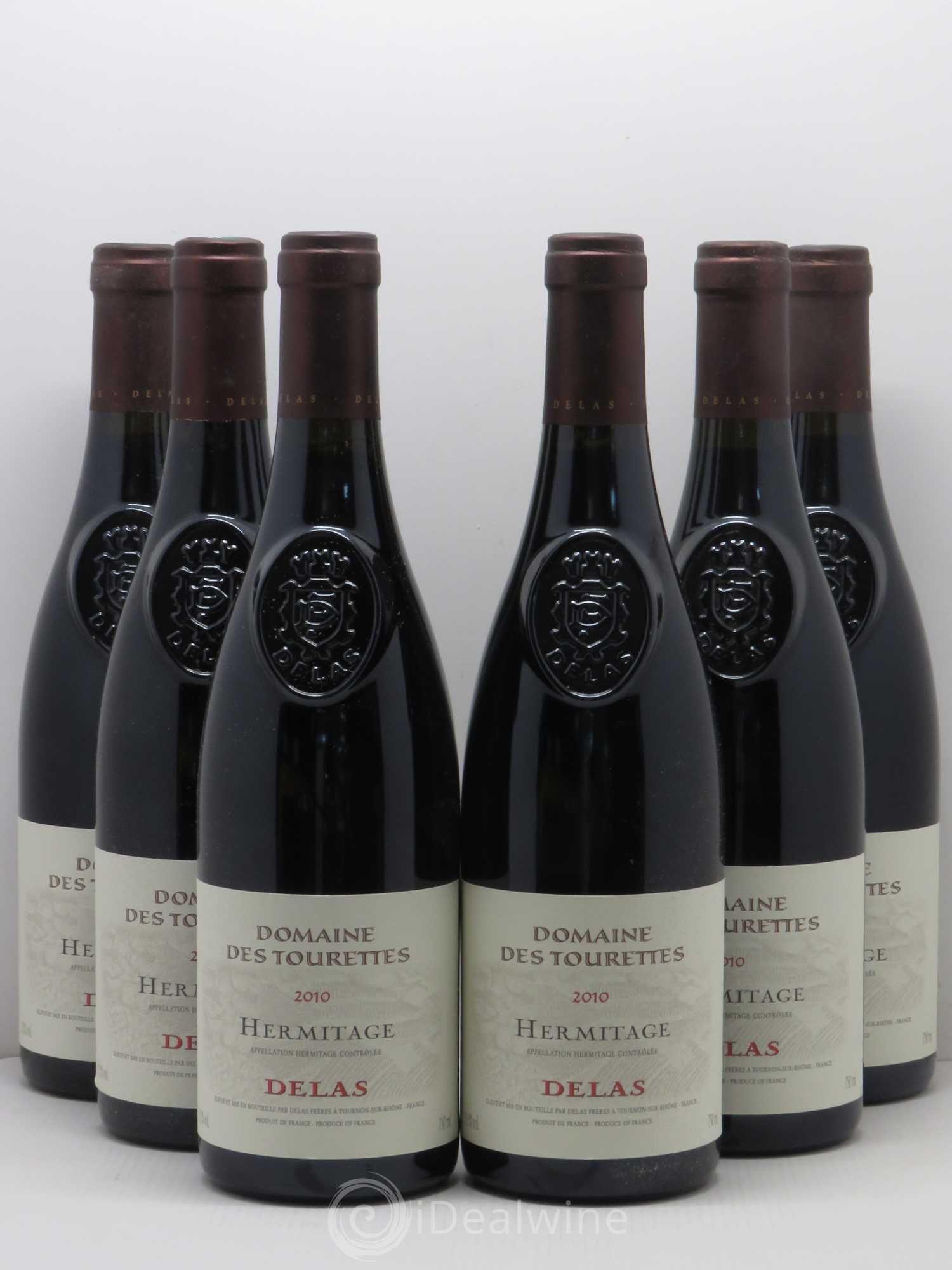 Hermitage Marquise de la Tourette Delas Frères 2010 - Lot de 6 bouteilles - 0