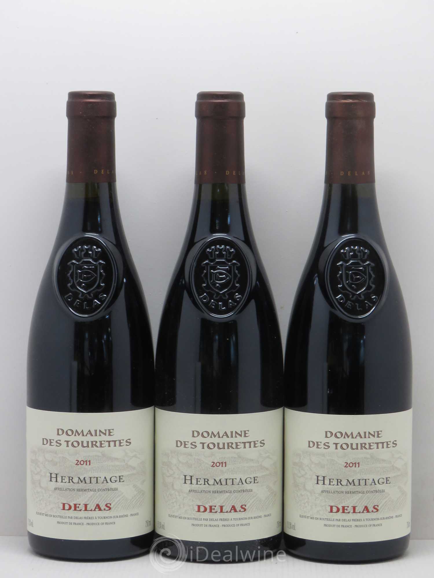 Hermitage Domaine des Tourettes Delas Frères 2011 - Lot de 6 bouteilles - 2