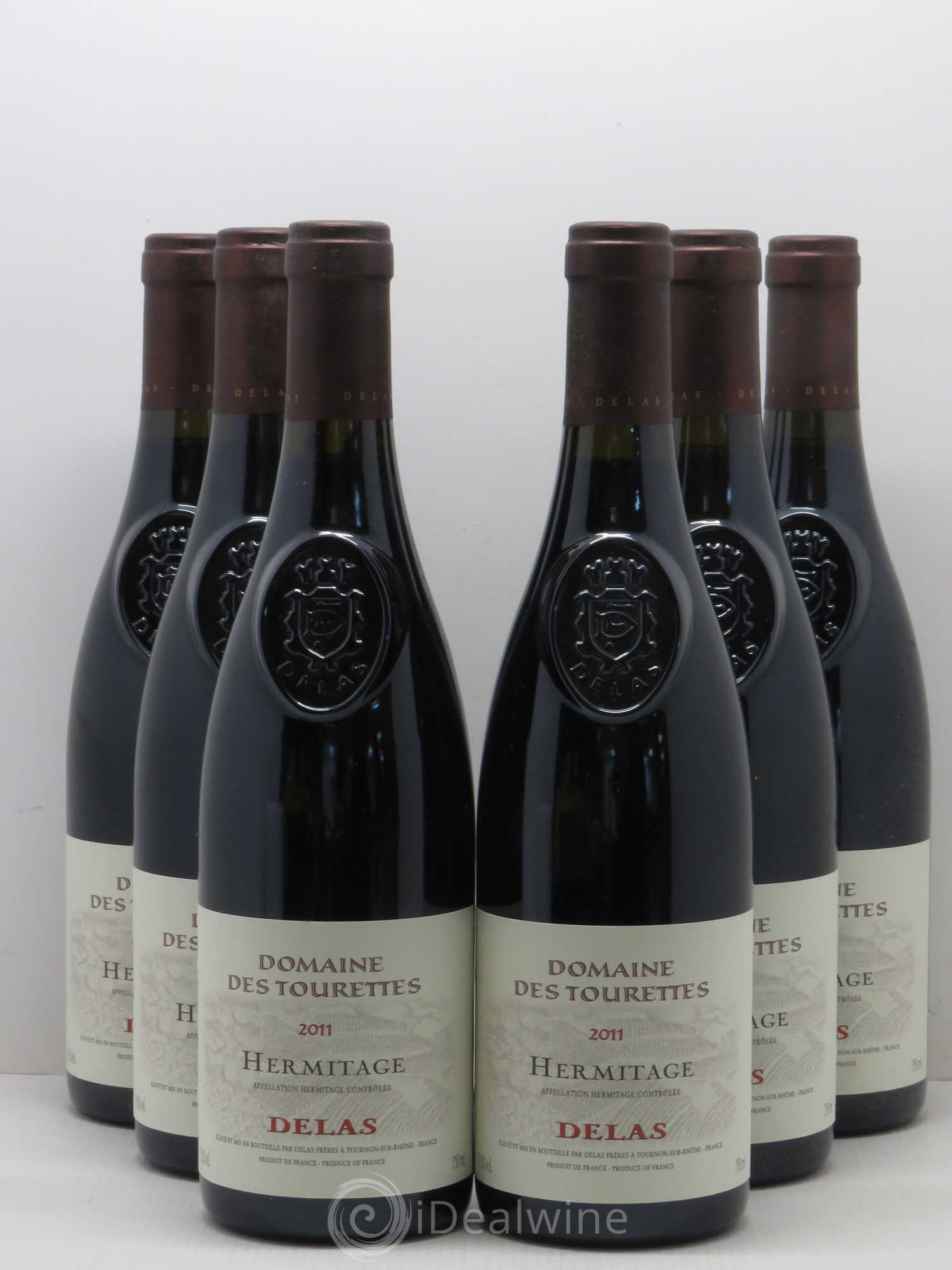 Hermitage Domaine des Tourettes Delas Frères 2011 - Lot de 6 bouteilles - 0