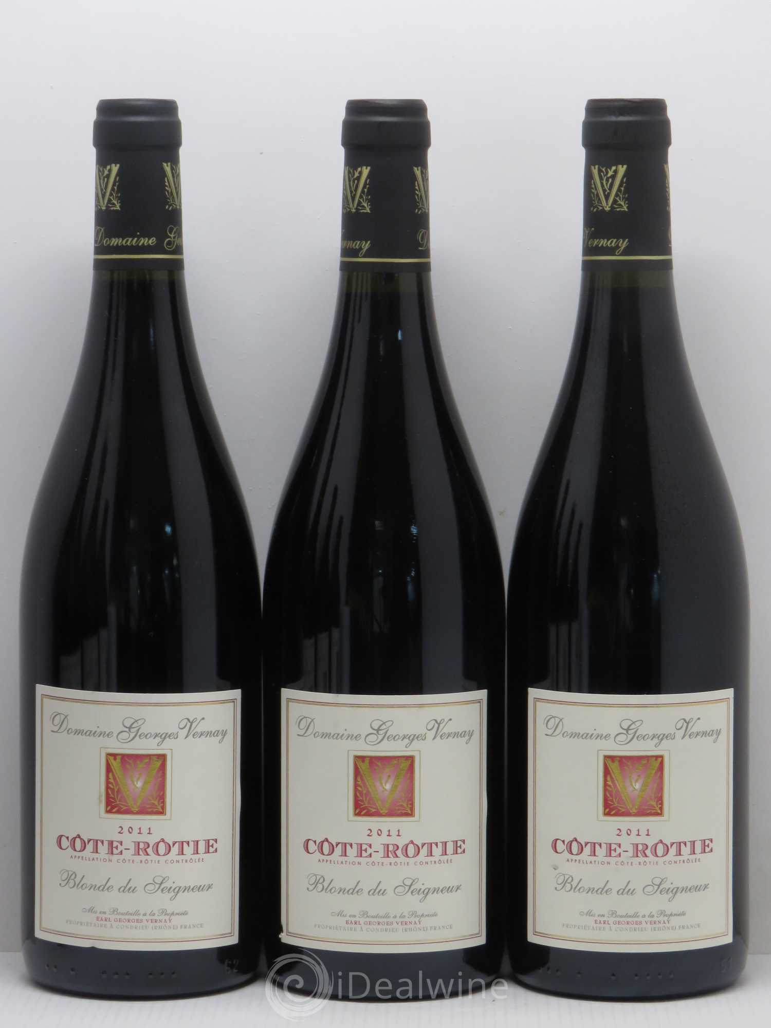 Côte-Rôtie Blonde du Seigneur Georges Vernay 2011 - Lot de 6 bouteilles - 1