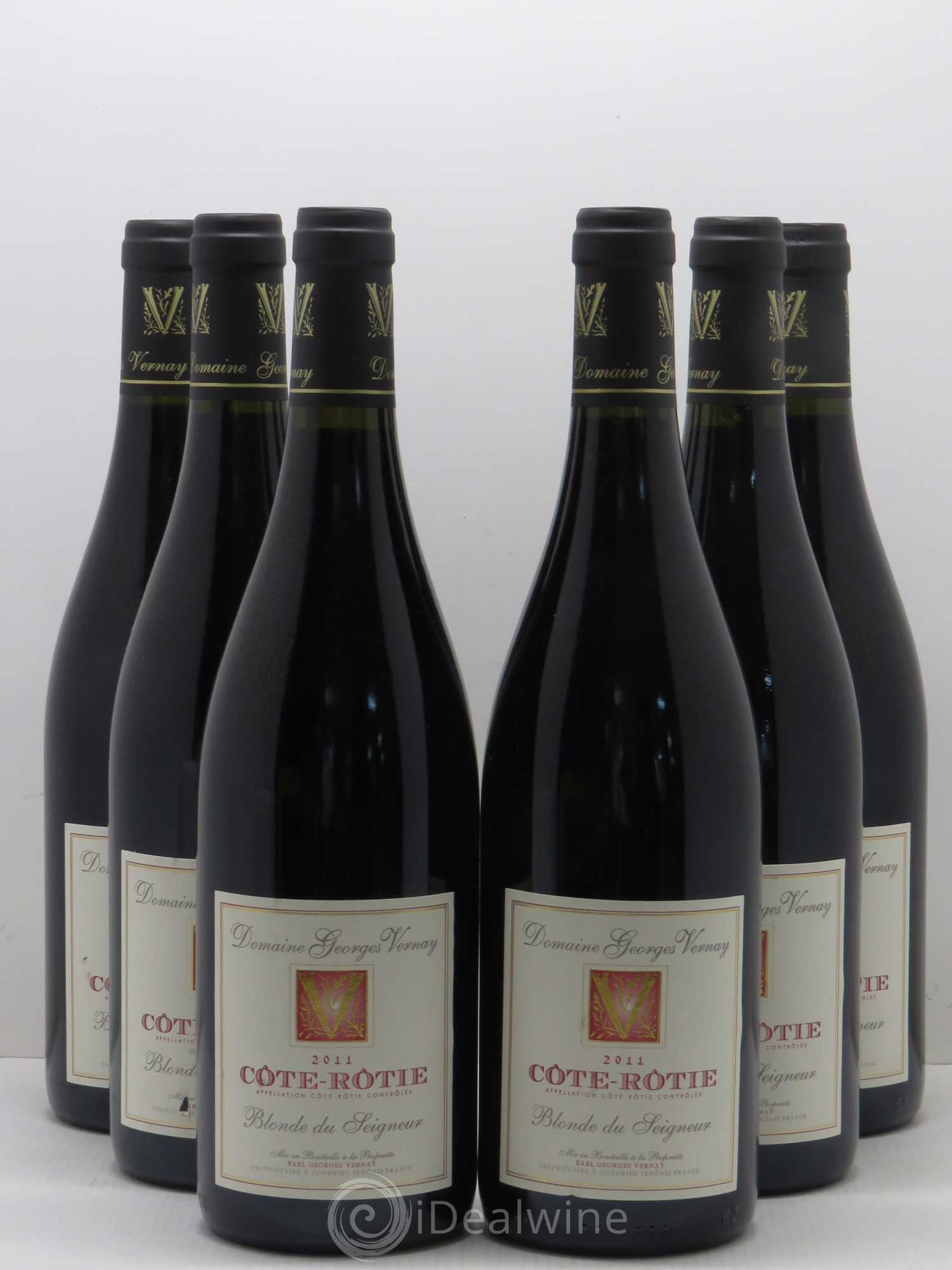 Côte-Rôtie Blonde du Seigneur Georges Vernay 2011 - Lot de 6 bouteilles - 0