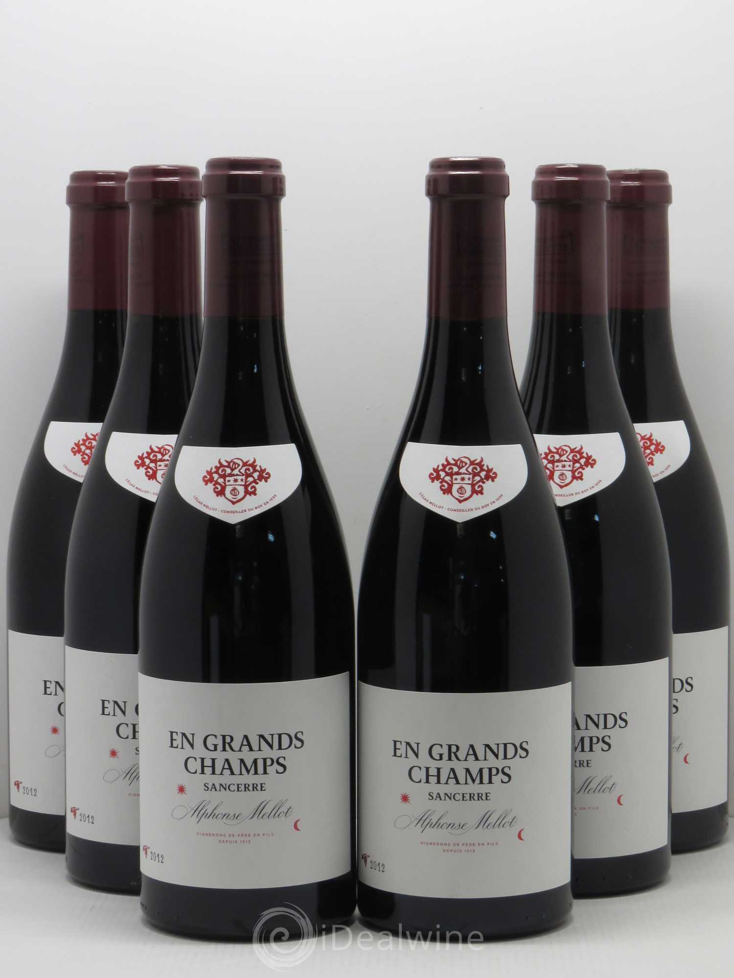 Sancerre En Grands Champs Alphonse Mellot 2012 - Lot de 6 bouteilles - 0