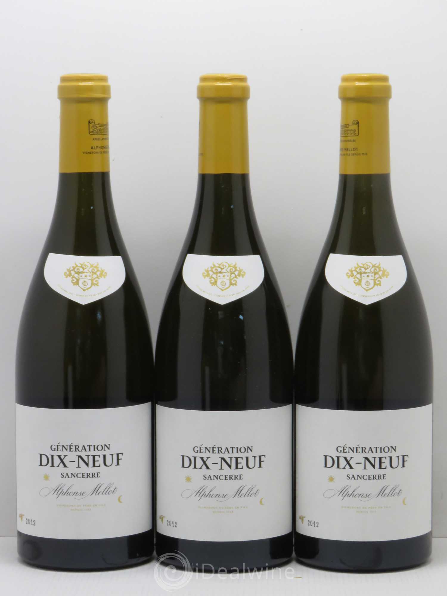 Sancerre Génération XIX Alphonse Mellot 2012 - Lot de 6 bouteilles - 1