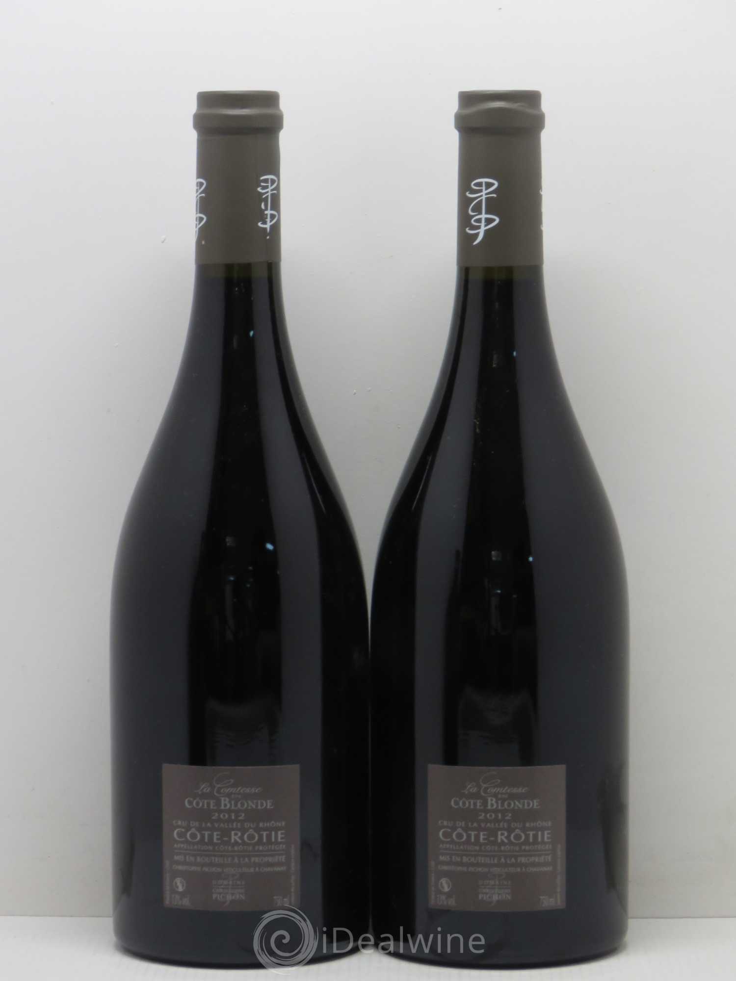 Côte-Rôtie La Comtesse en Côte Blonde Christophe Pichon (Domaine) 2012 - Lot de 2 bouteilles - 1