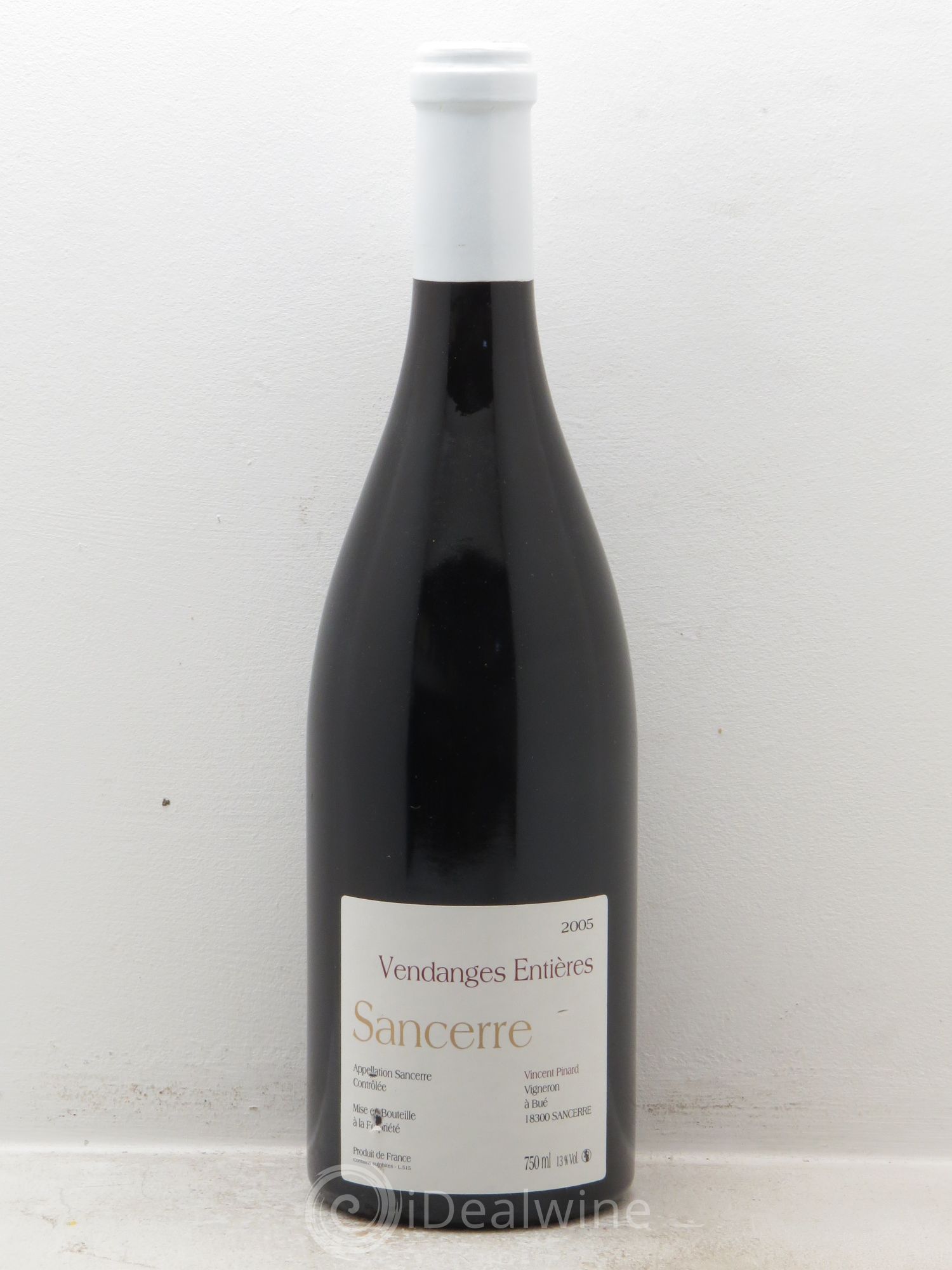 Sancerre Vendanges Entières Vincent Pinard 2005 - Lot de 1 bouteille - 0