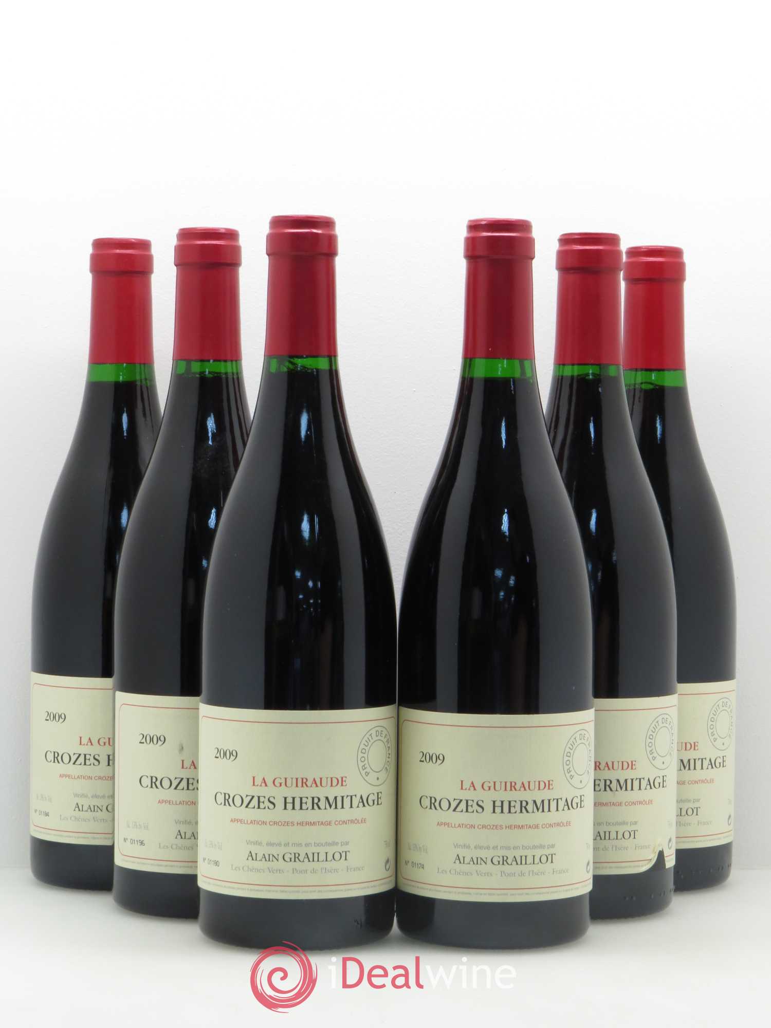 Crozes-Hermitage La Guiraude Domaine Graillot 2009 - Lot de 6 bouteilles - 0