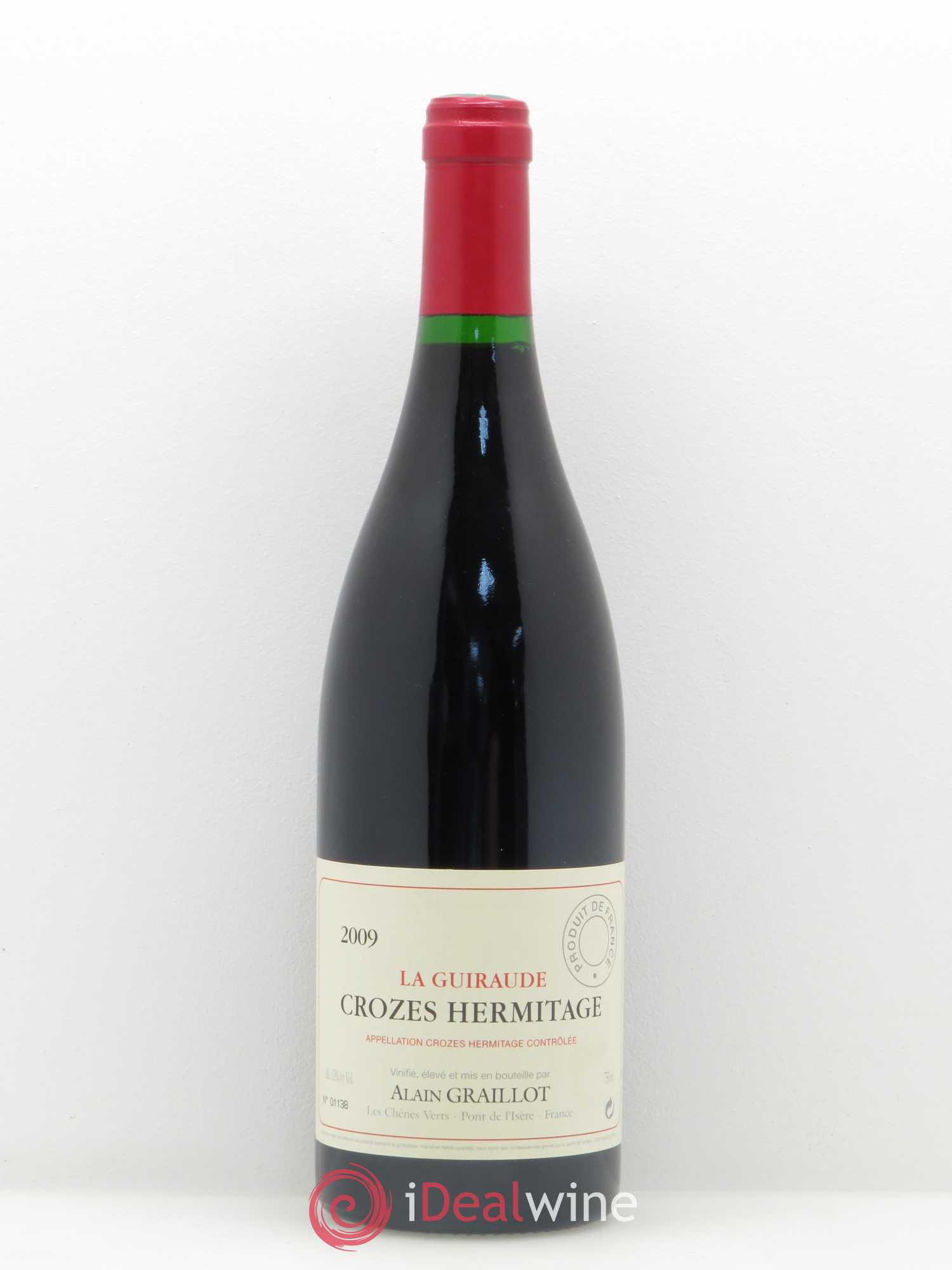 Crozes-Hermitage La Guiraude Domaine Graillot 2009 - Lot de 1 bouteille - 0
