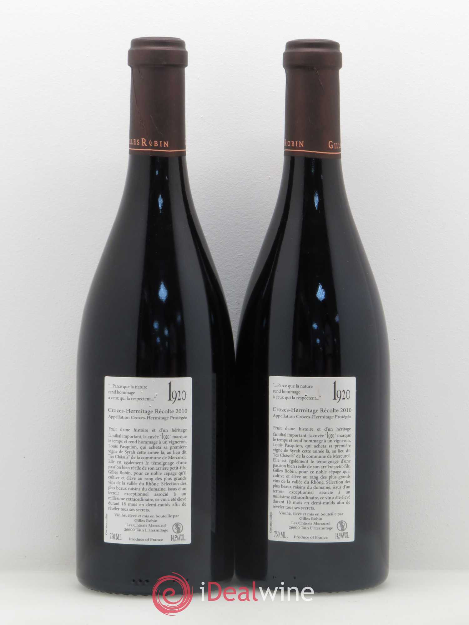 Crozes-Hermitage 2010 - Posten von 2 Flaschen - 1