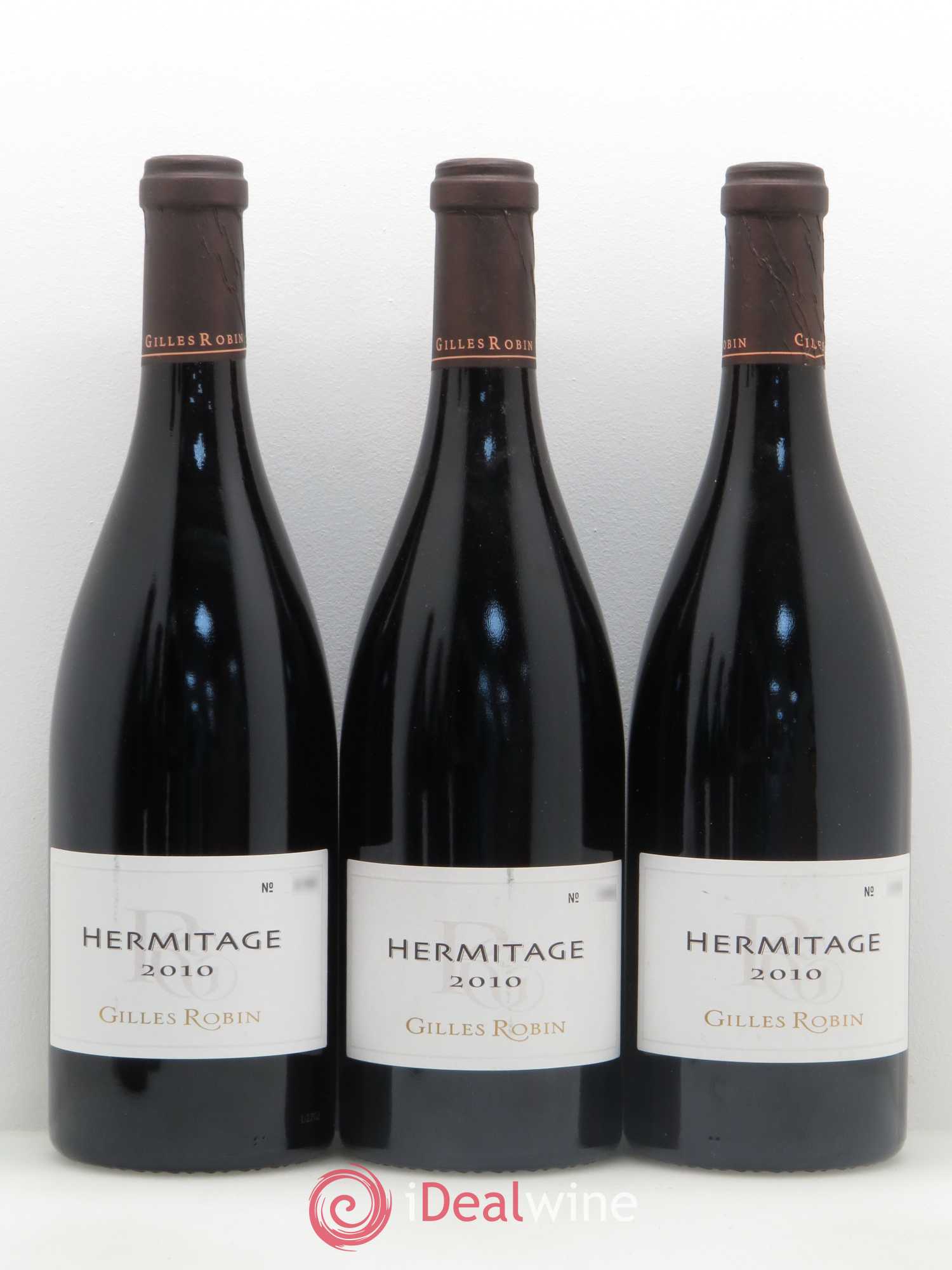 Hermitage Domaine Gilles Robin 2010 - Posten von 6 Flaschen - 1