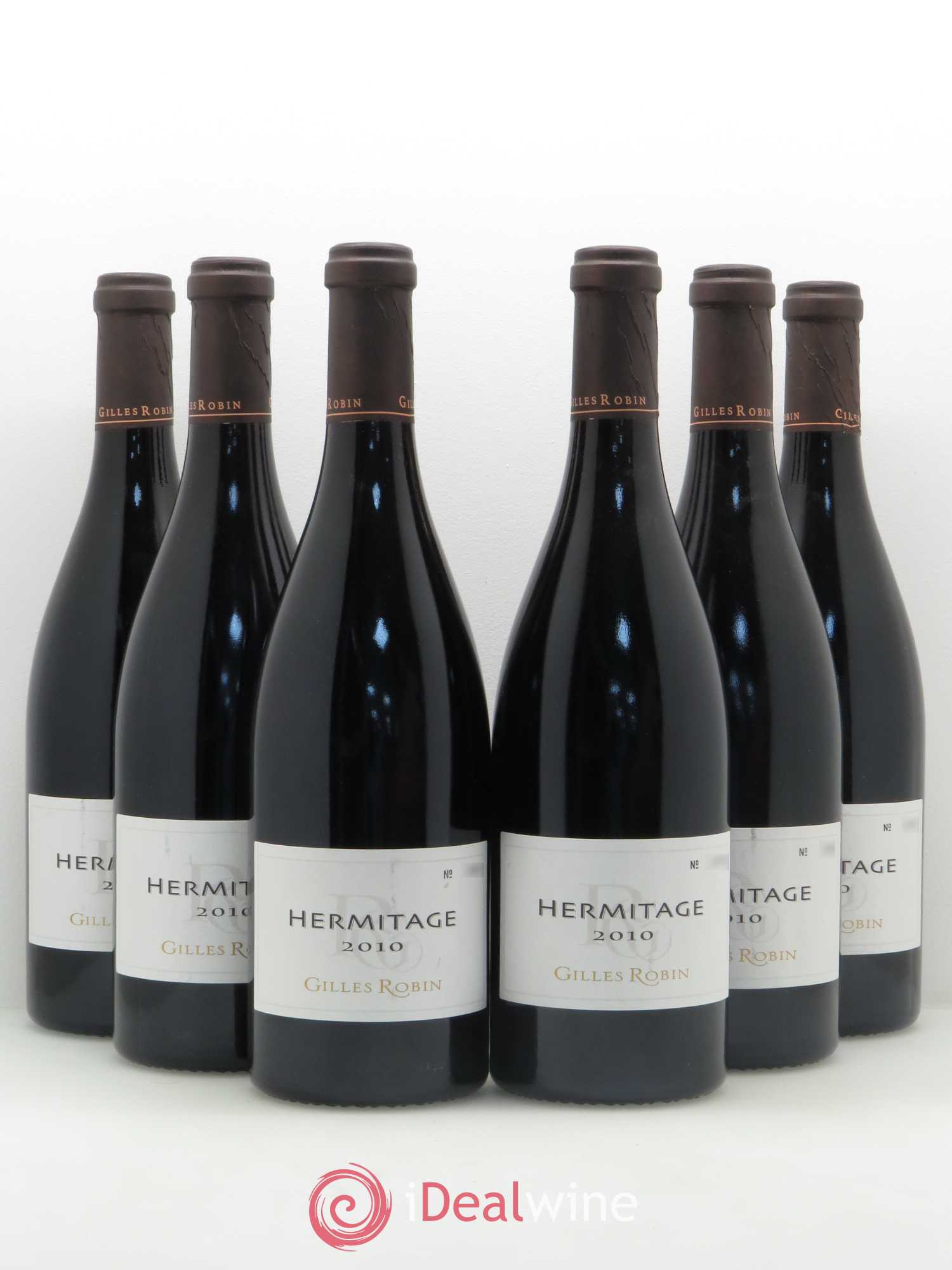 Hermitage Domaine Gilles Robin 2010 - Posten von 6 Flaschen - 0