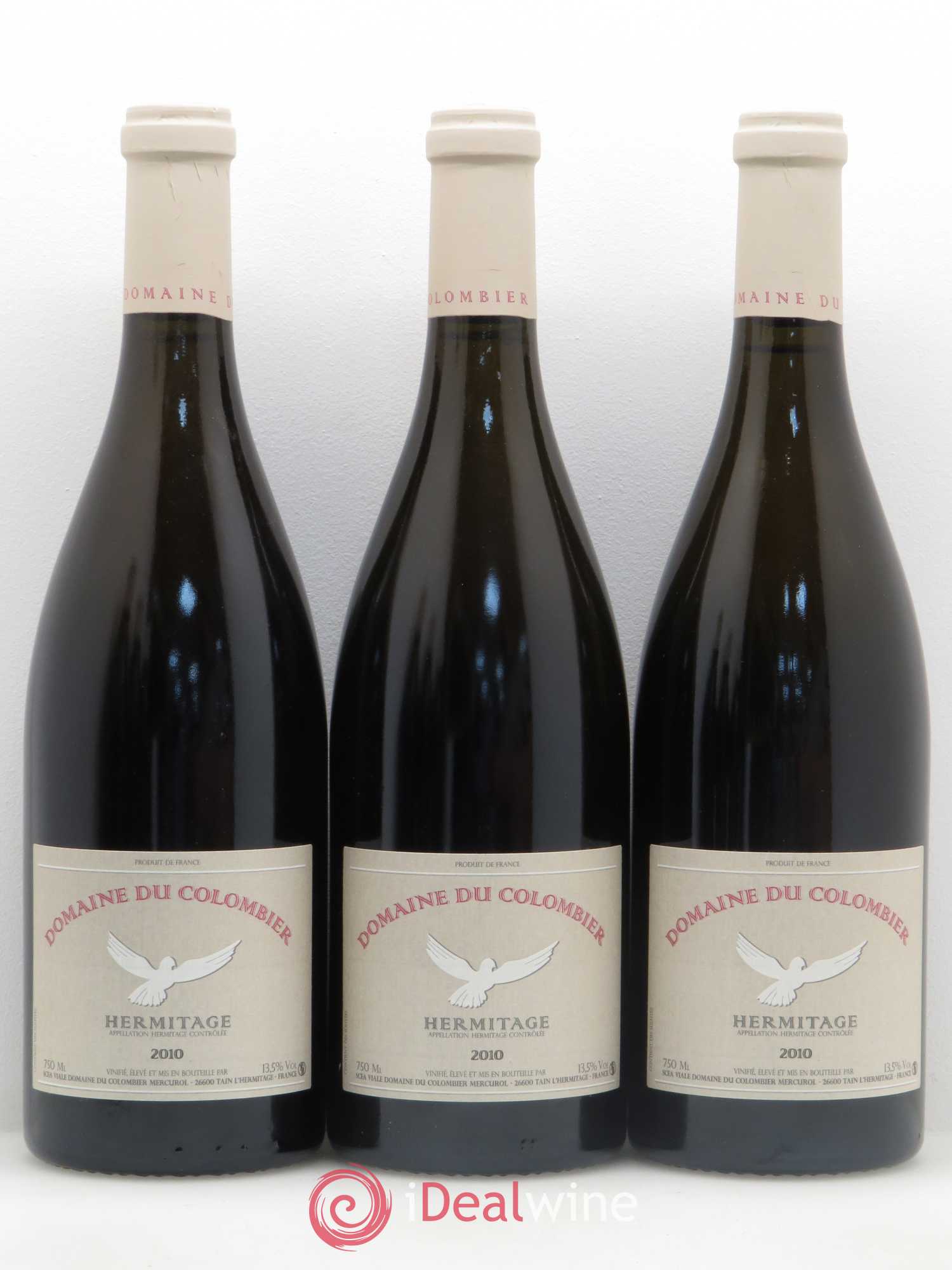 Hermitage Domaine du Colombier 2010 - Posten von 6 Flaschen - 1
