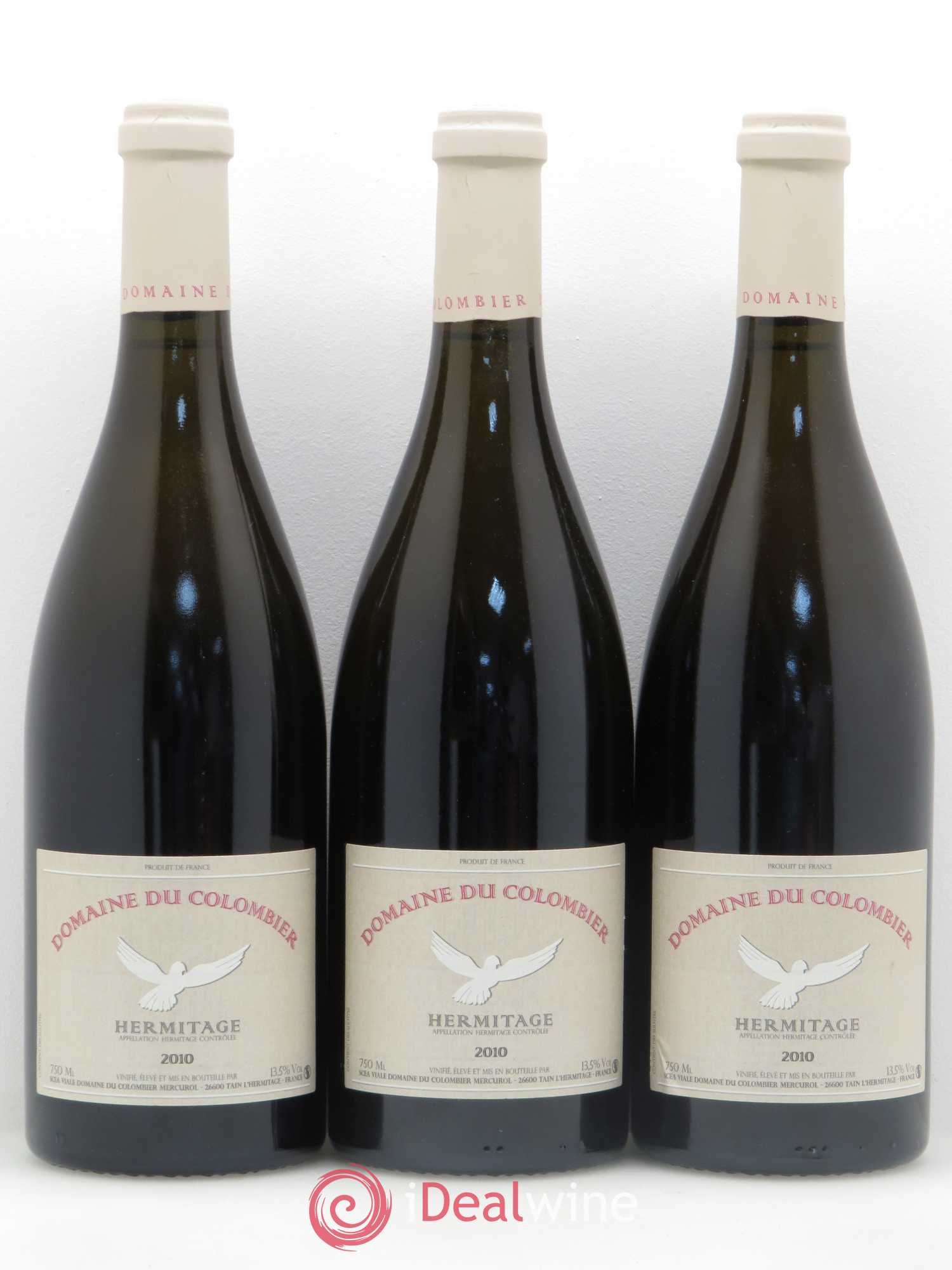 Hermitage Domaine du Colombier 2010 - Posten von 6 Flaschen - 2