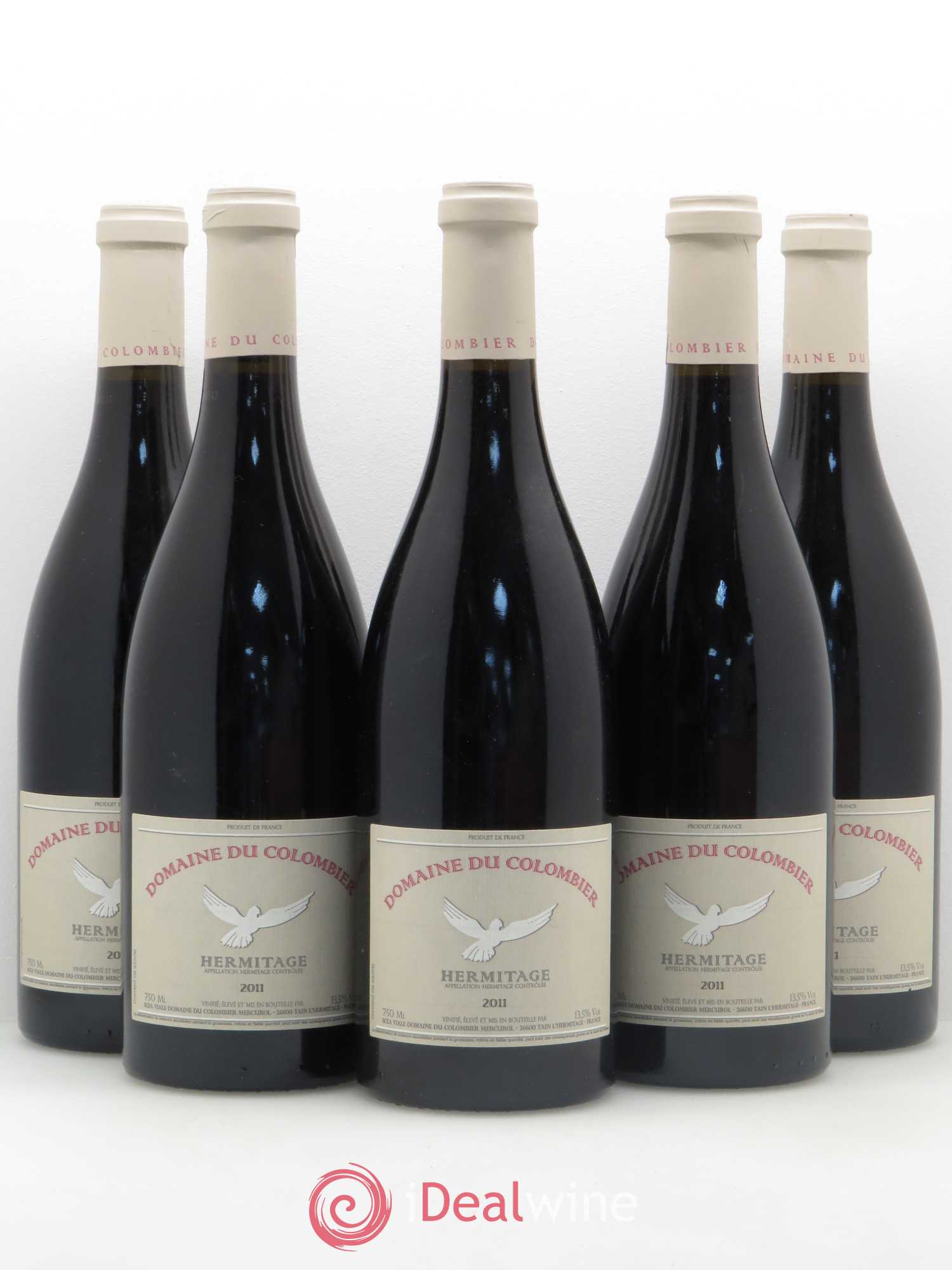 Hermitage Colombier (Domaine du) 2011 - Lot de 5 bouteilles - 0