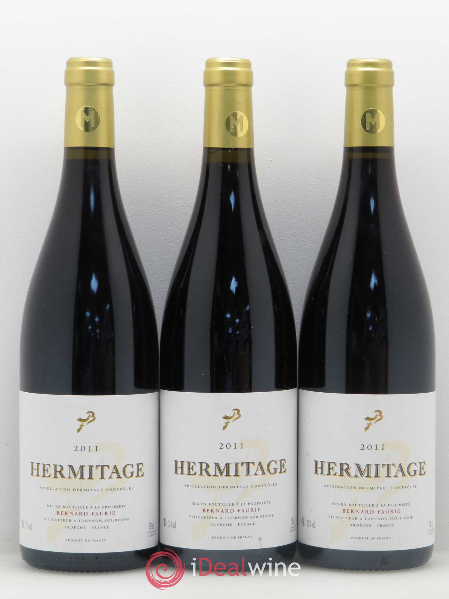 Hermitage Le Méal Domaine Bernard Faurie 2011 - Posten von 3 Flaschen - 0