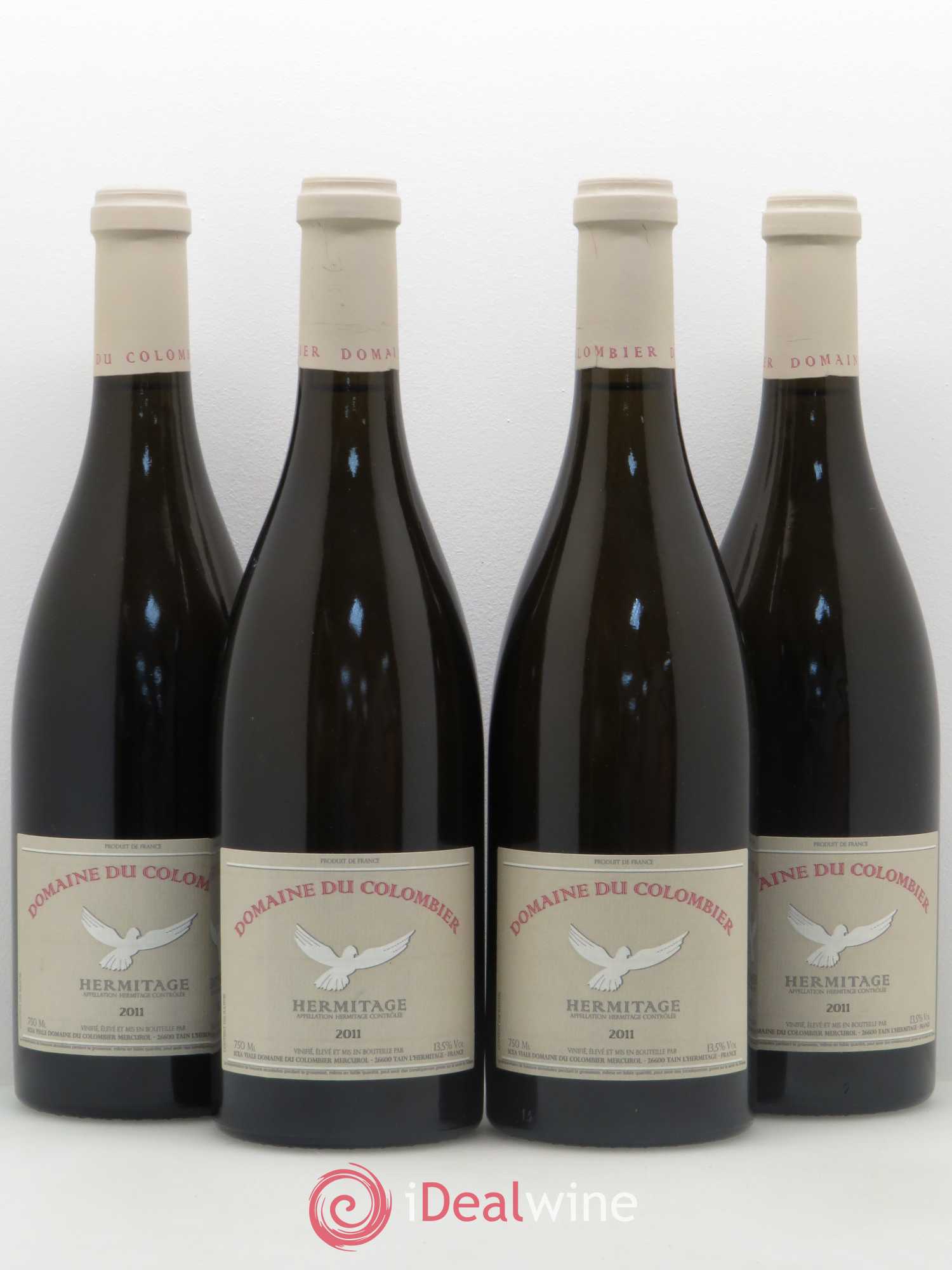 Hermitage Domaine du Colombier 2011 - Posten von 4 Flaschen - 0