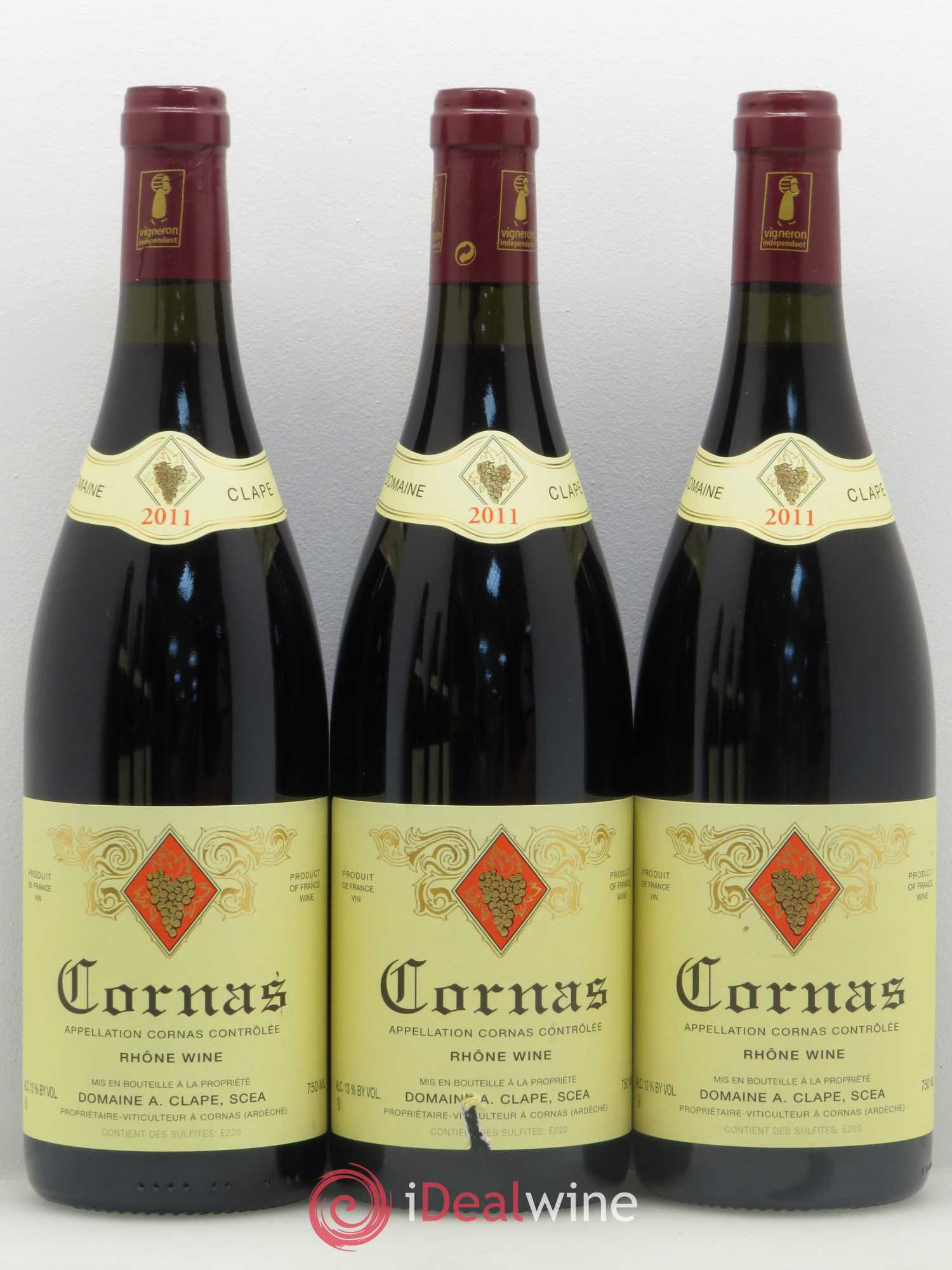 Cornas Auguste Clape 2011 - Lot de 6 bouteilles - 1