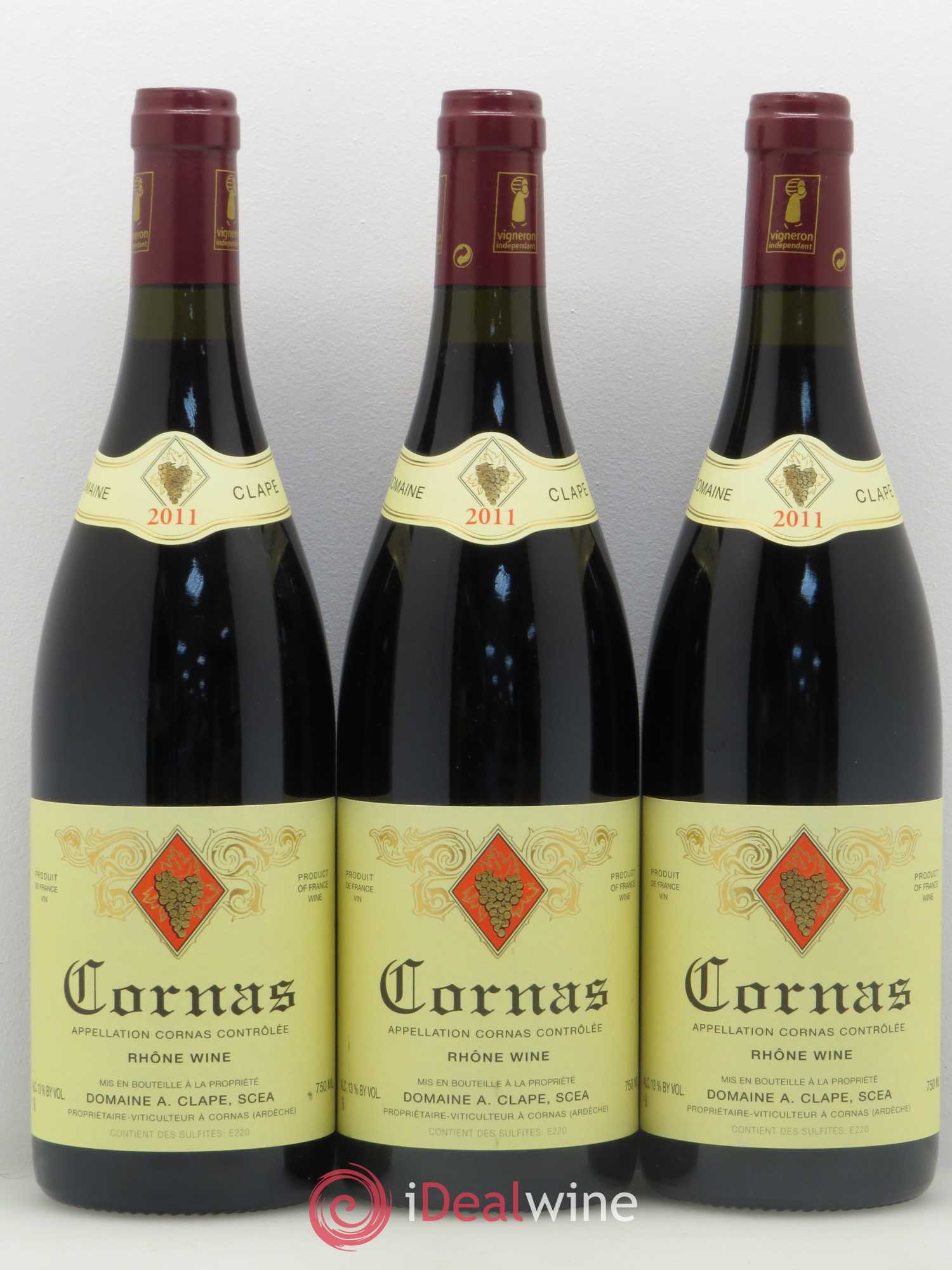 Cornas Auguste Clape 2011 - Lot de 6 bouteilles - 2