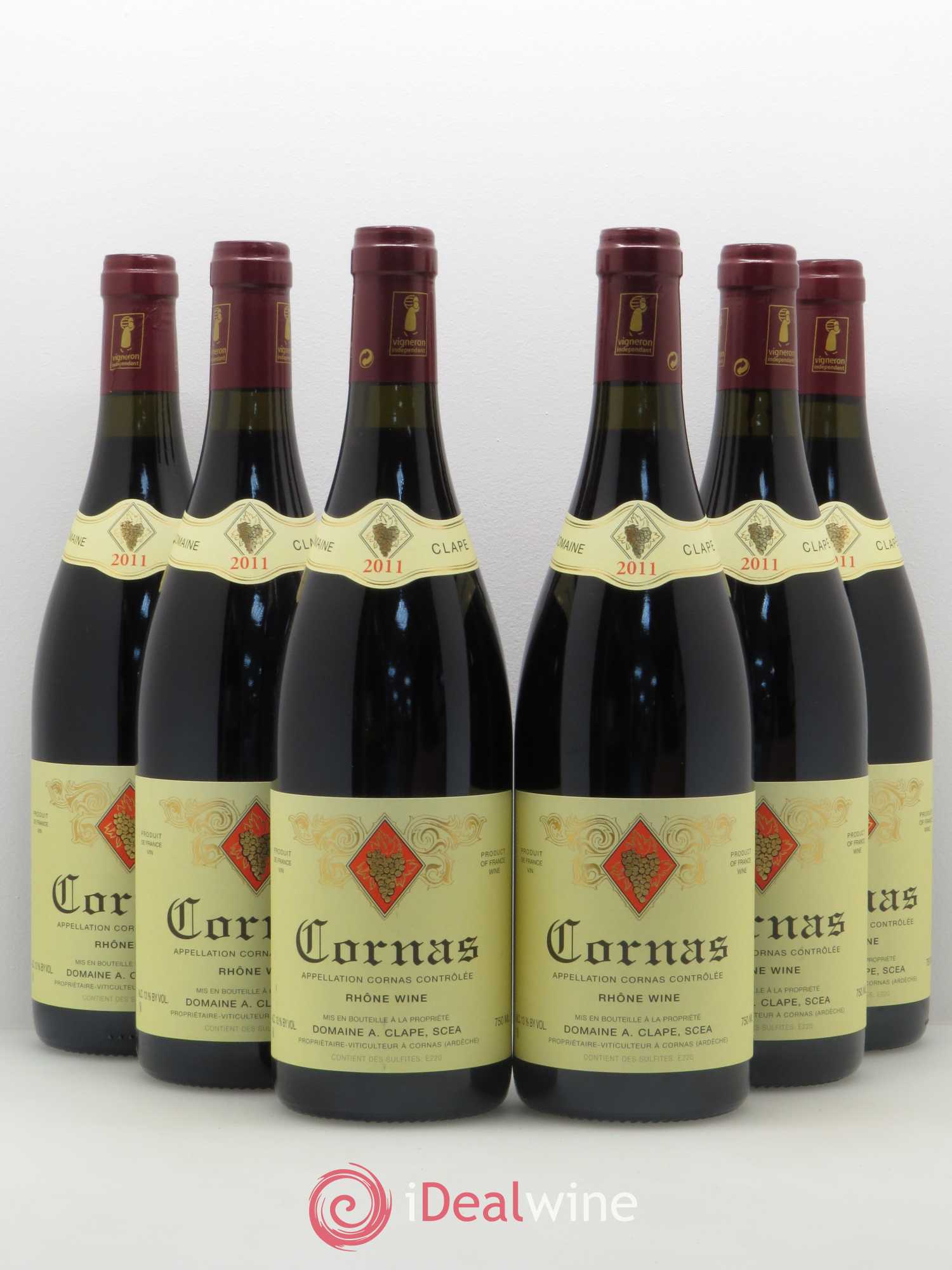 Cornas Auguste Clape 2011 - Lot de 6 bouteilles - 0