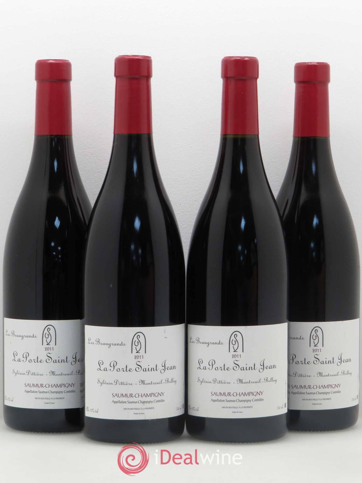 Saumur-Champigny La Porte Saint Jean Les Beaugrands 2011 - Lot de 4 bouteilles - 0