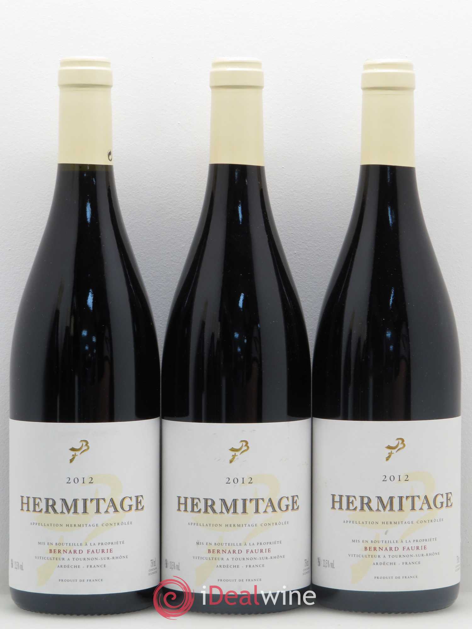 Hermitage Les Greffieux Les Bessards Domaine Bernard Faurie 2012 - Posten von 6 Flaschen - 1