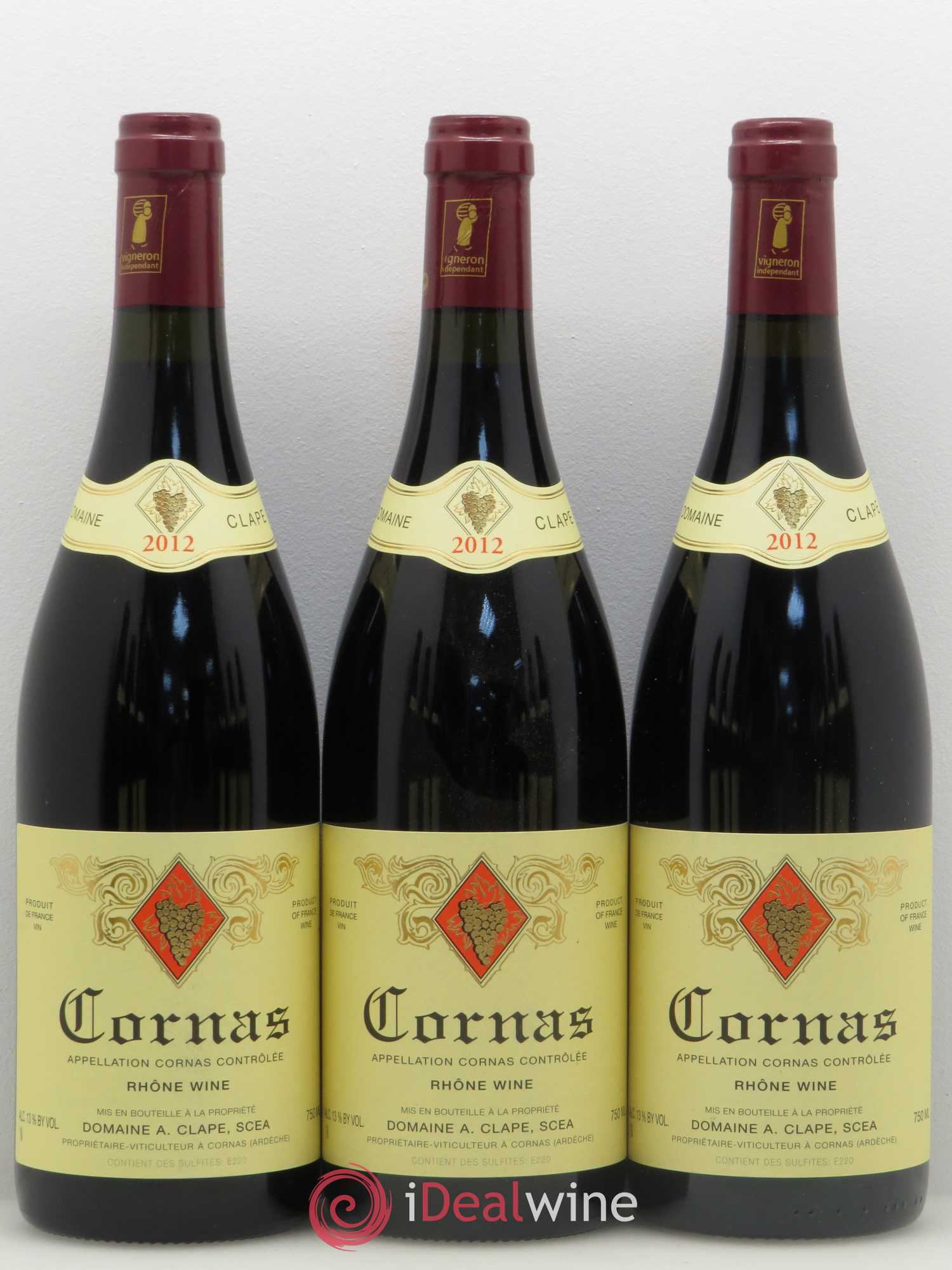 Cornas Auguste Clape 2012 - Lot de 12 bouteilles - 1