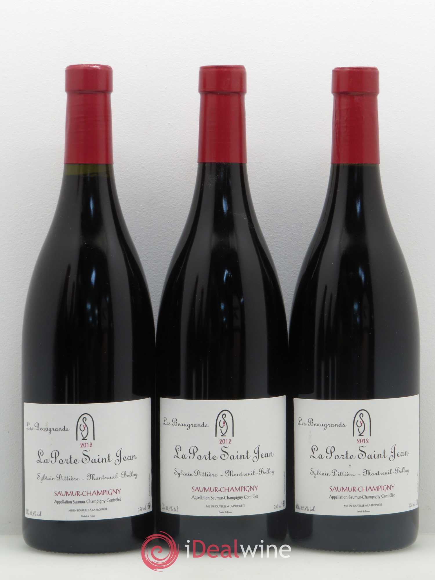 Saumur-Champigny La Porte Saint Jean Les Beaugrands 2012 - Lot de 6 bouteilles - 1
